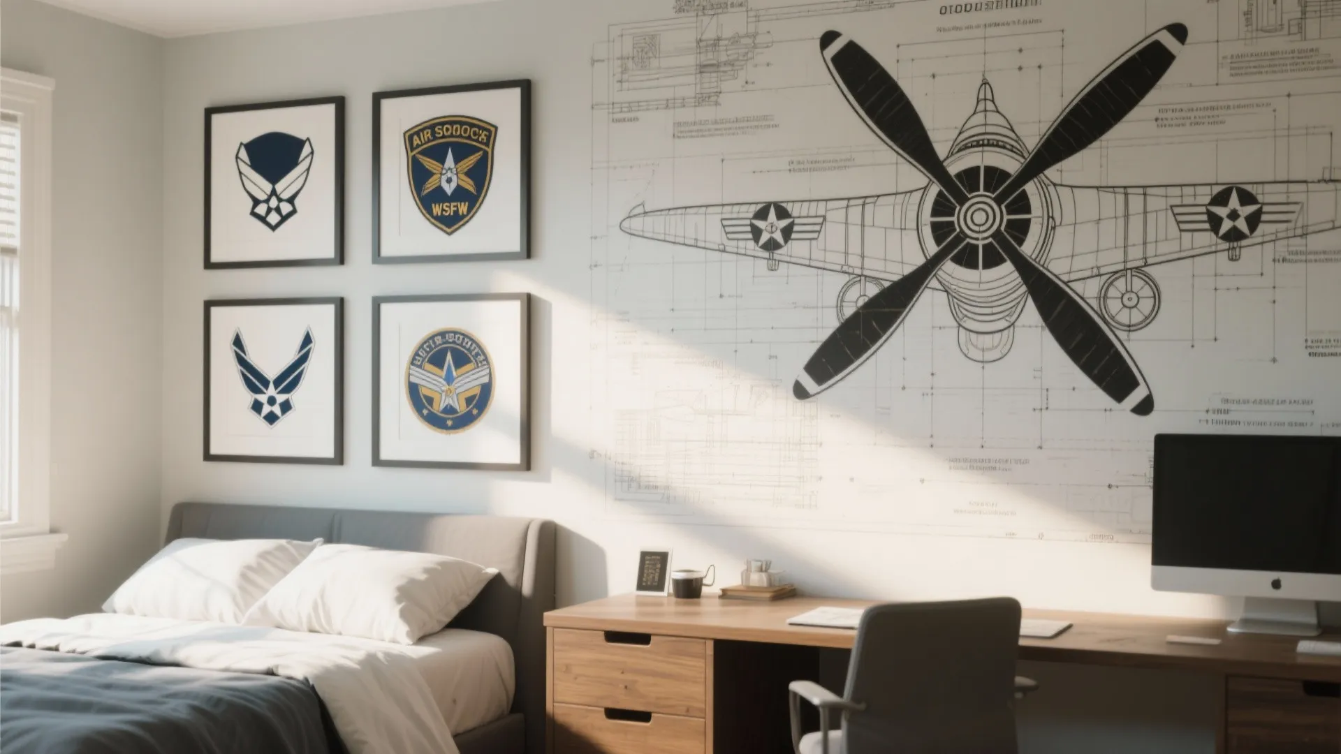 3. Flight Insignia Wall Art