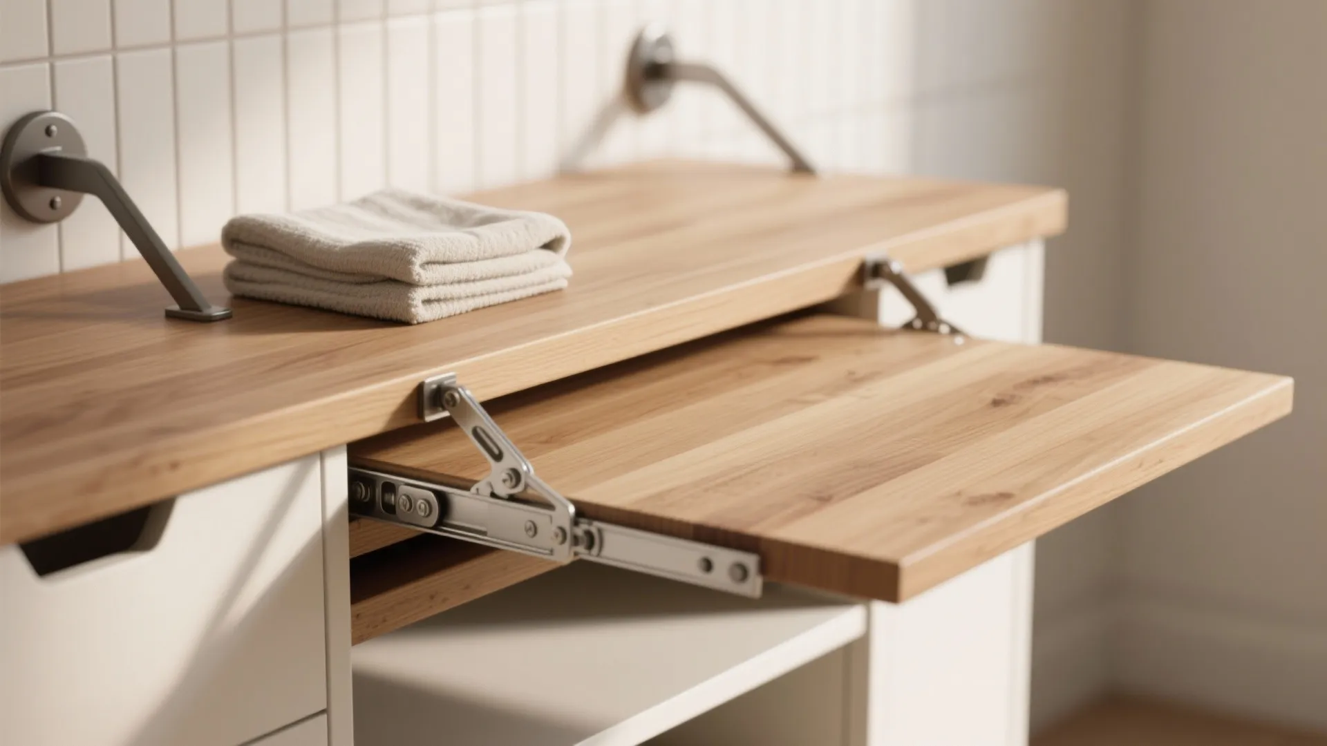 Flip-Down Folding Station