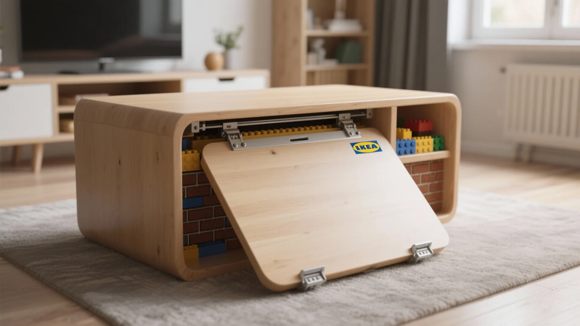 1. The Flip-Top Storage Table