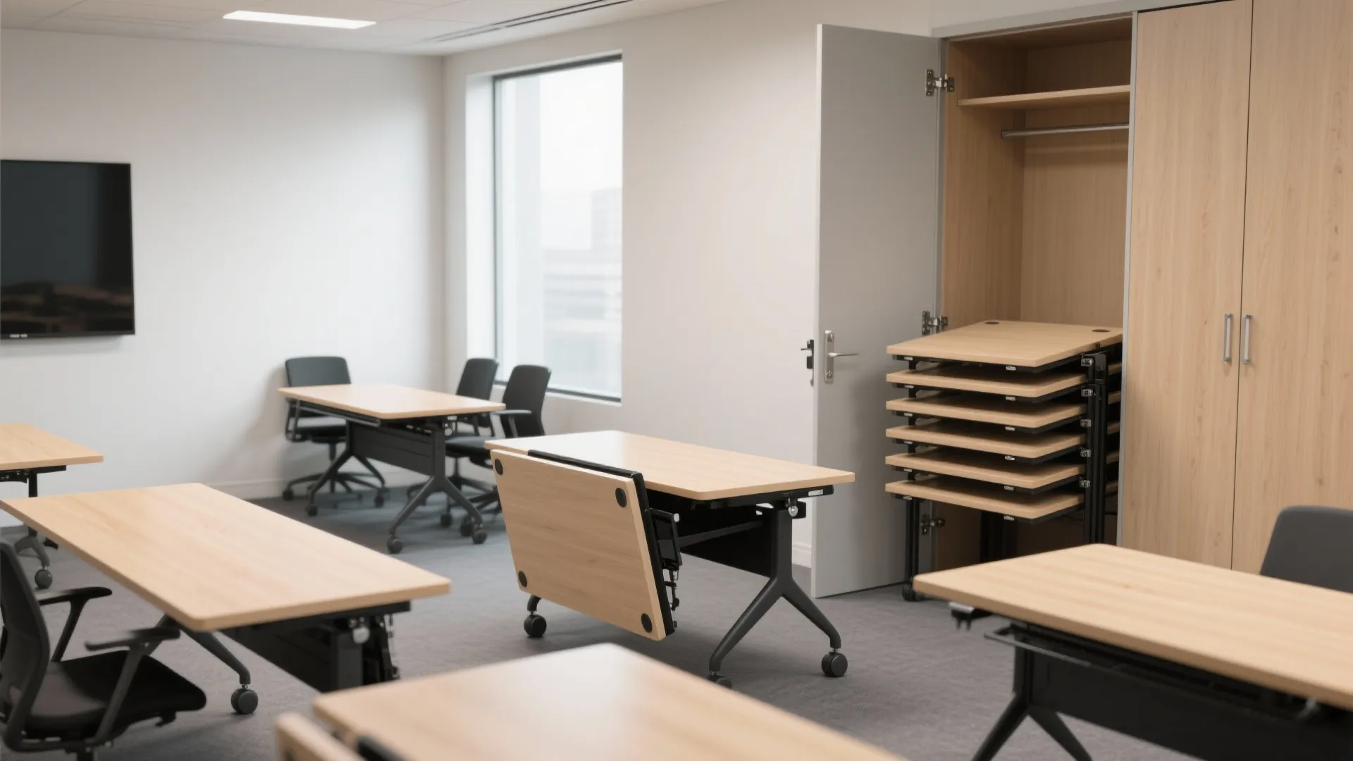 1. Flip-top or Nesting Tables for Maximum Flex