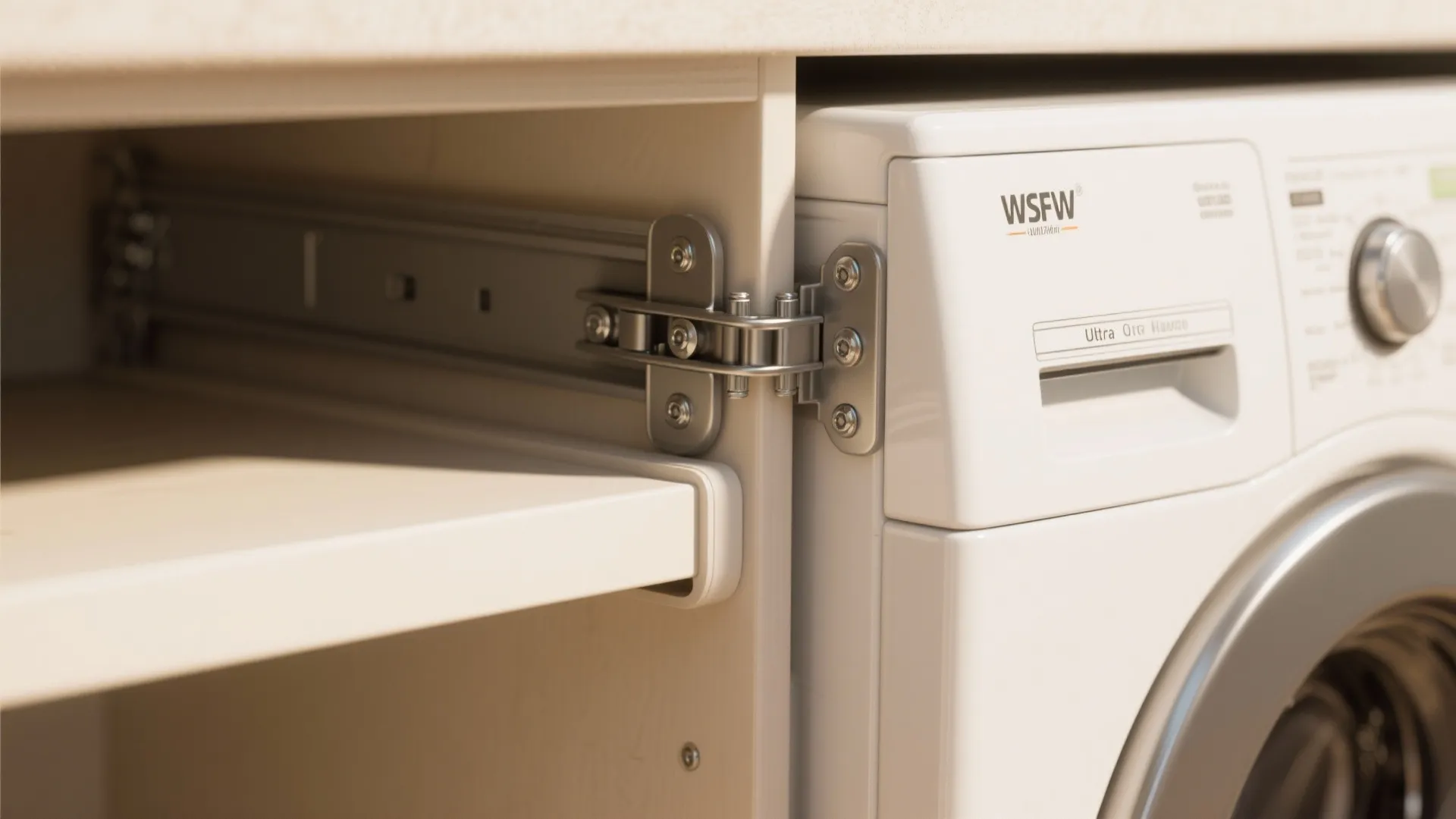 3. Flip-up shelf and lid stop