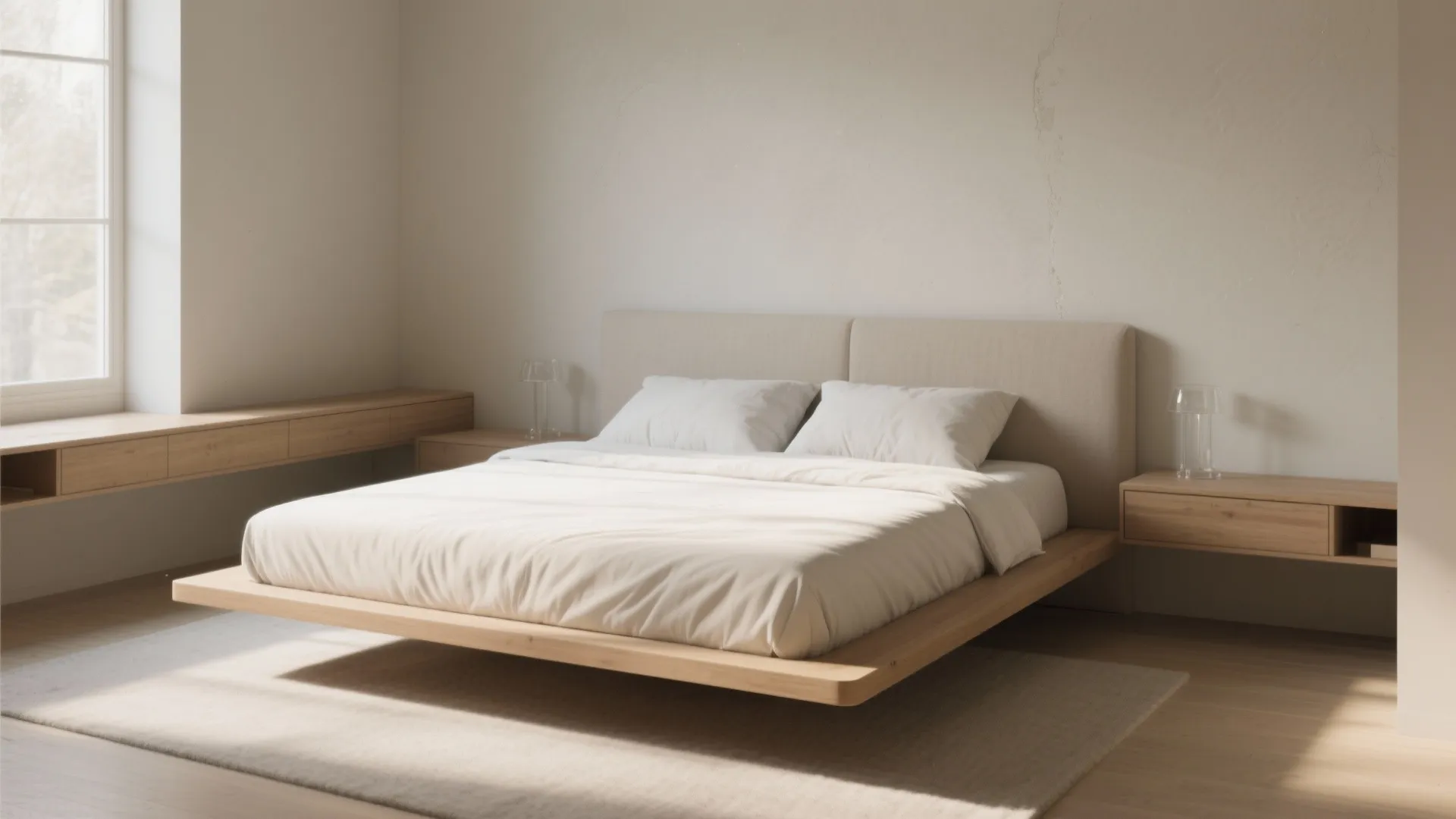 1. Prioritize the bed footprint and float it