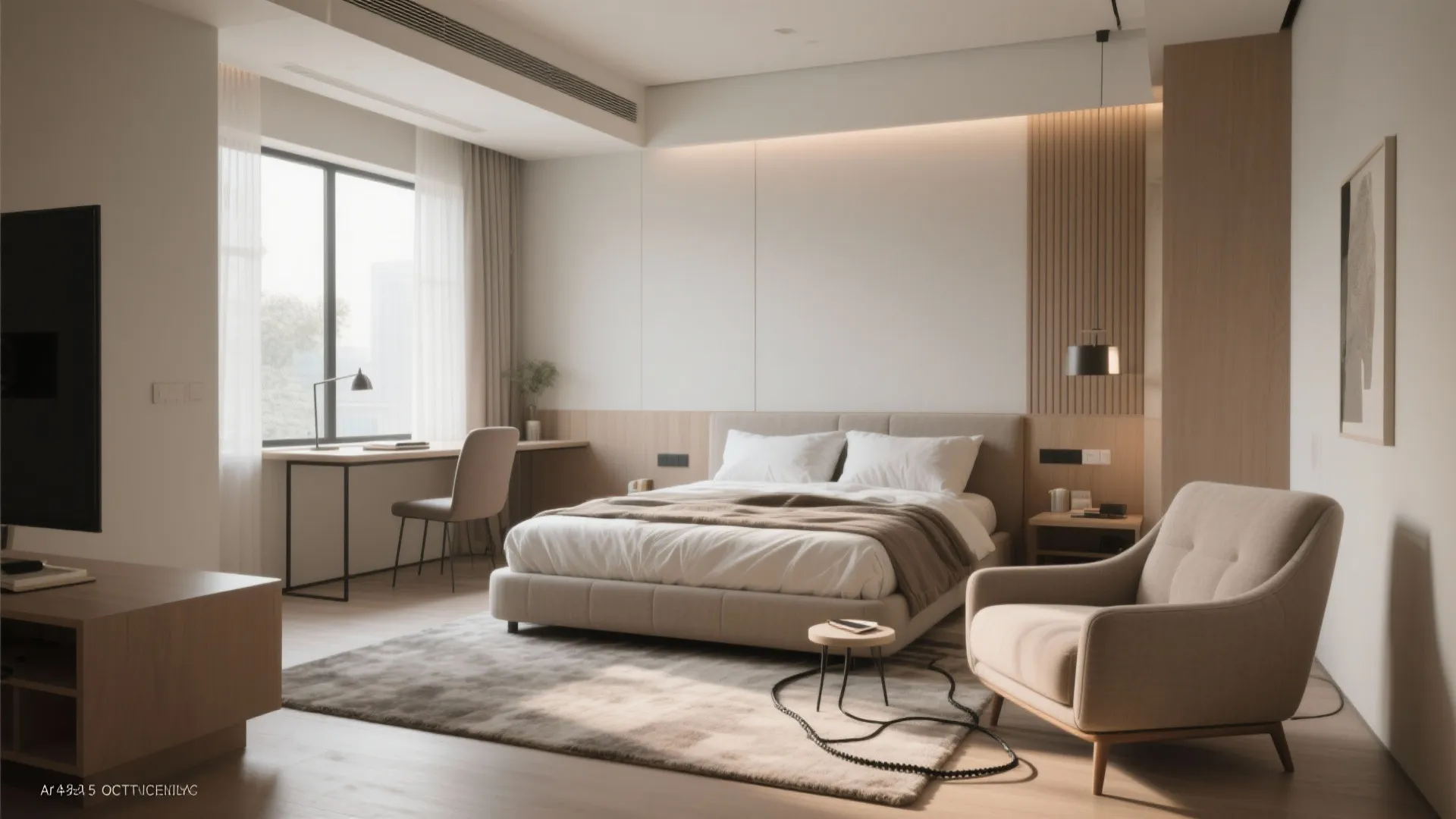 1. Float the Bed to Create Zones