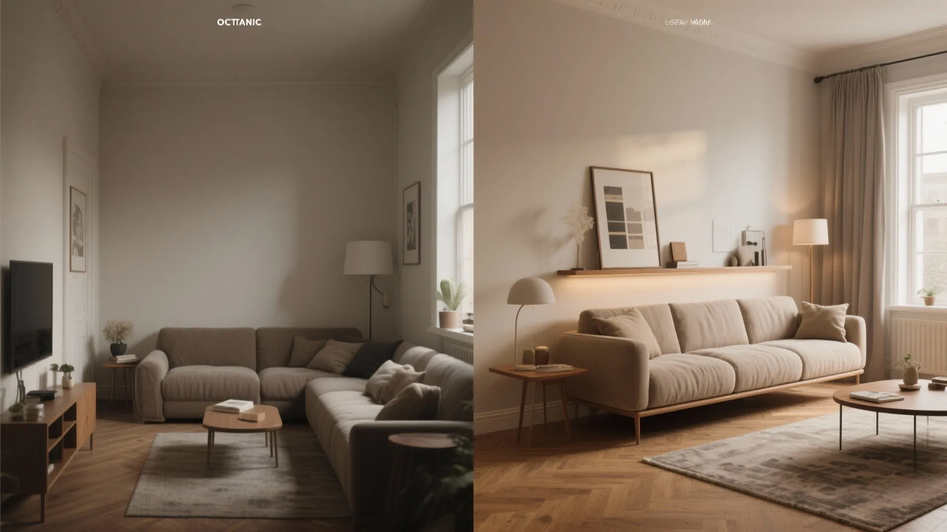 3. Float furniture to improve flow