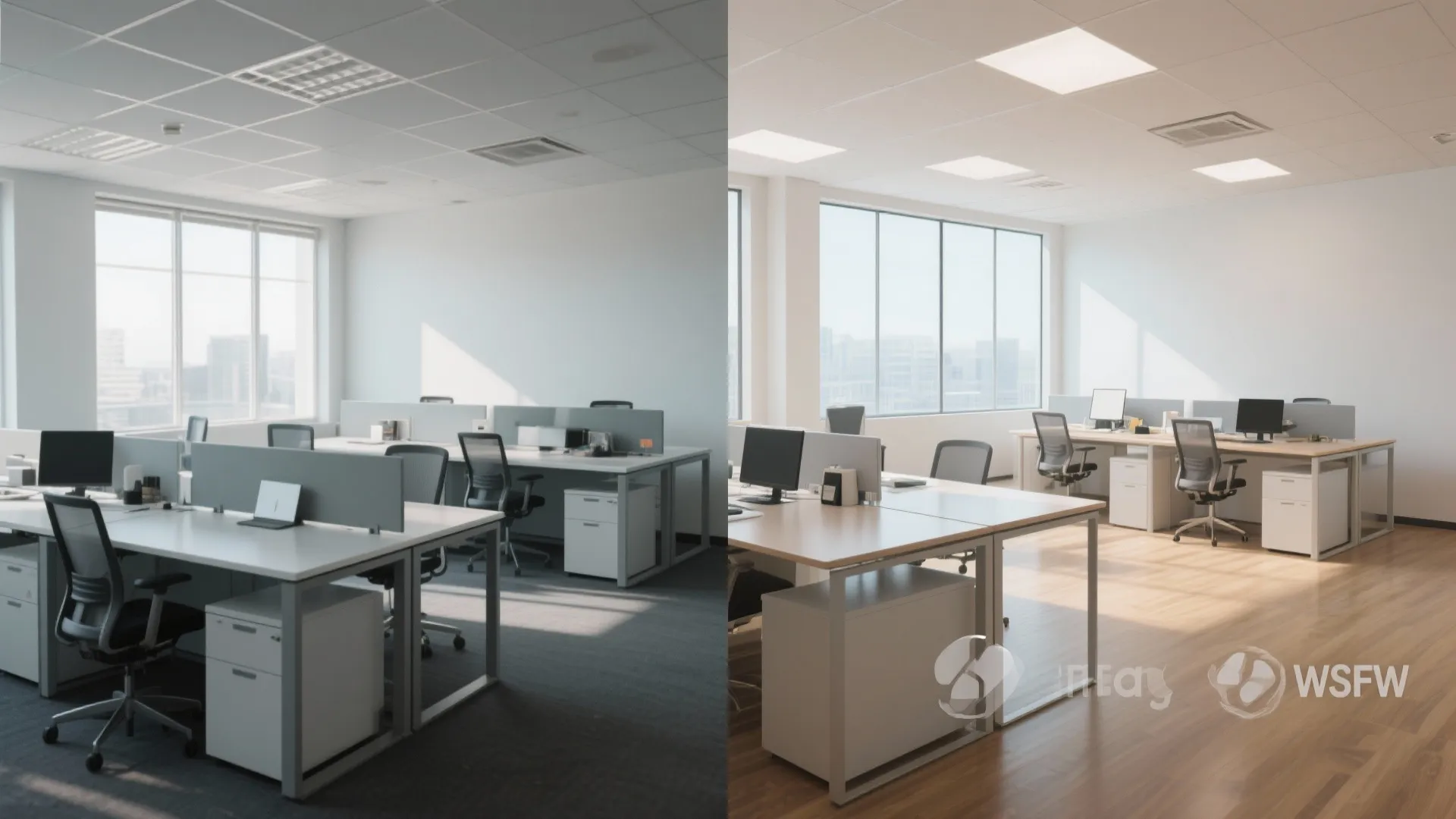 5. Float Desks Away from Walls