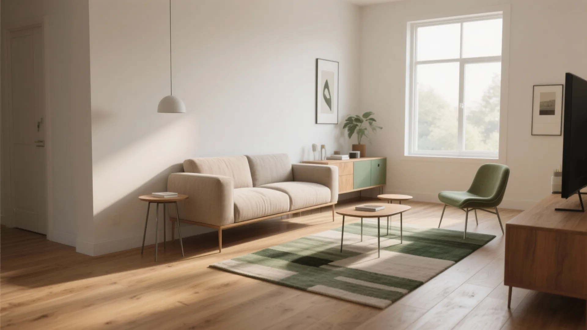 1. Float your furniture