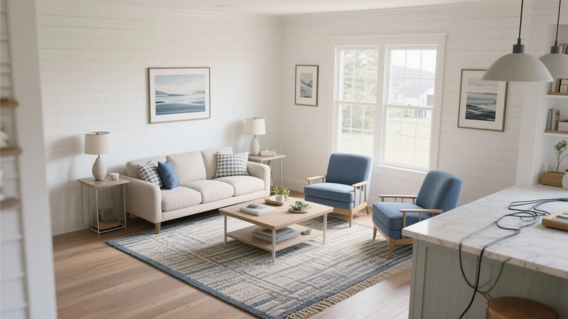 3) Float-and-glide furniture plan (no wall-hugging)