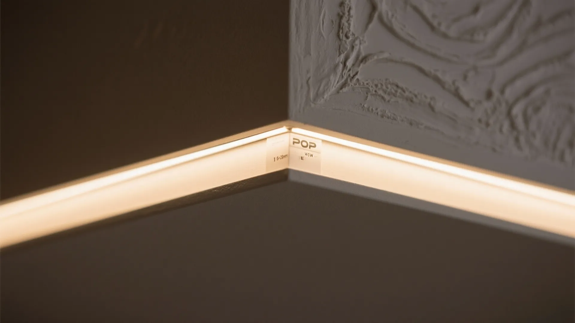 Perimeter cove with center float panel