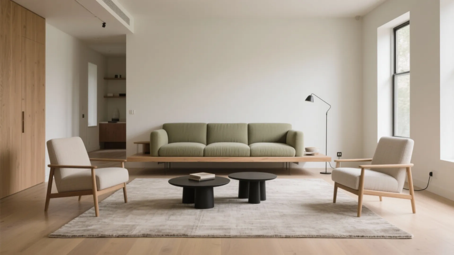 1) Float the seating island