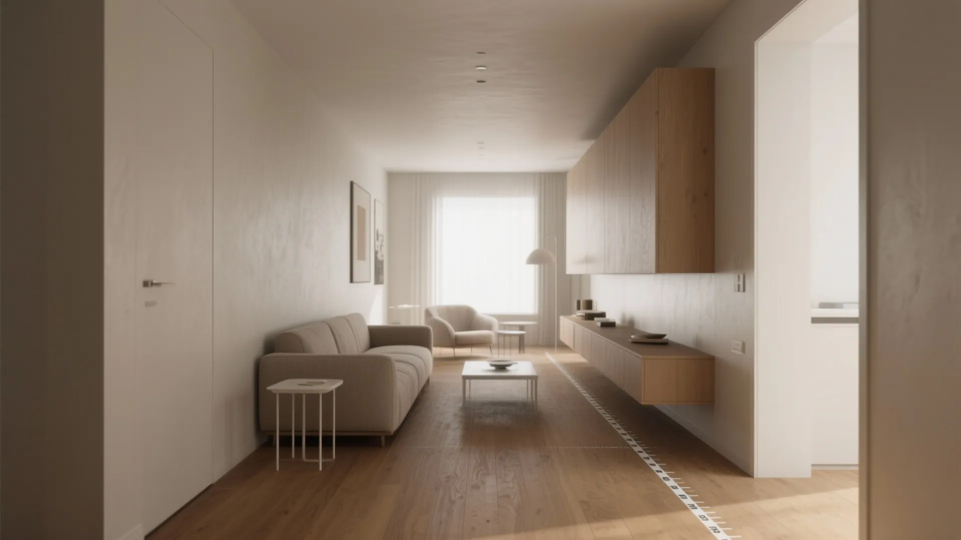 2. Float pieces and keep pathways clear