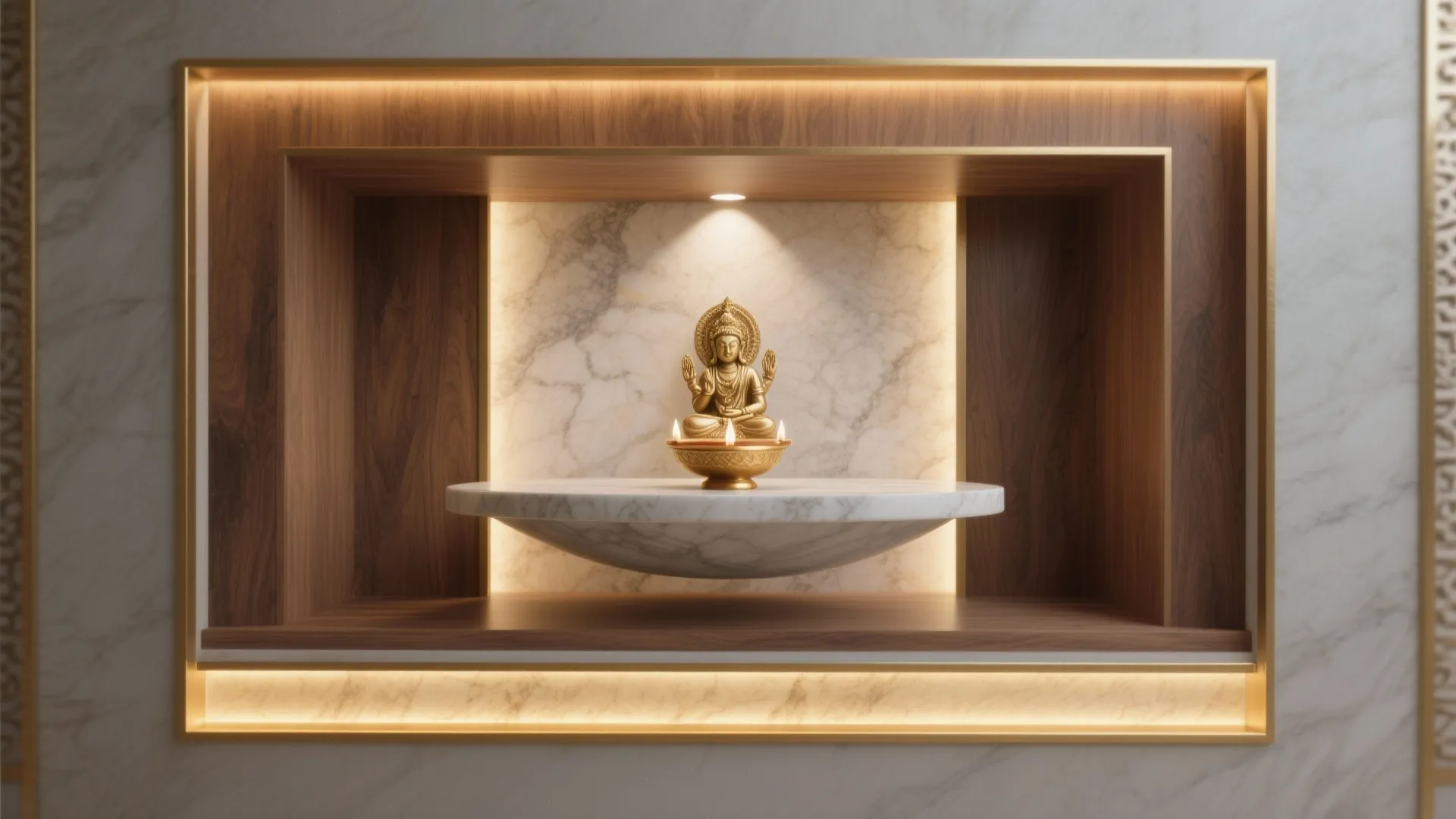 1) Float the sanctum with layered light