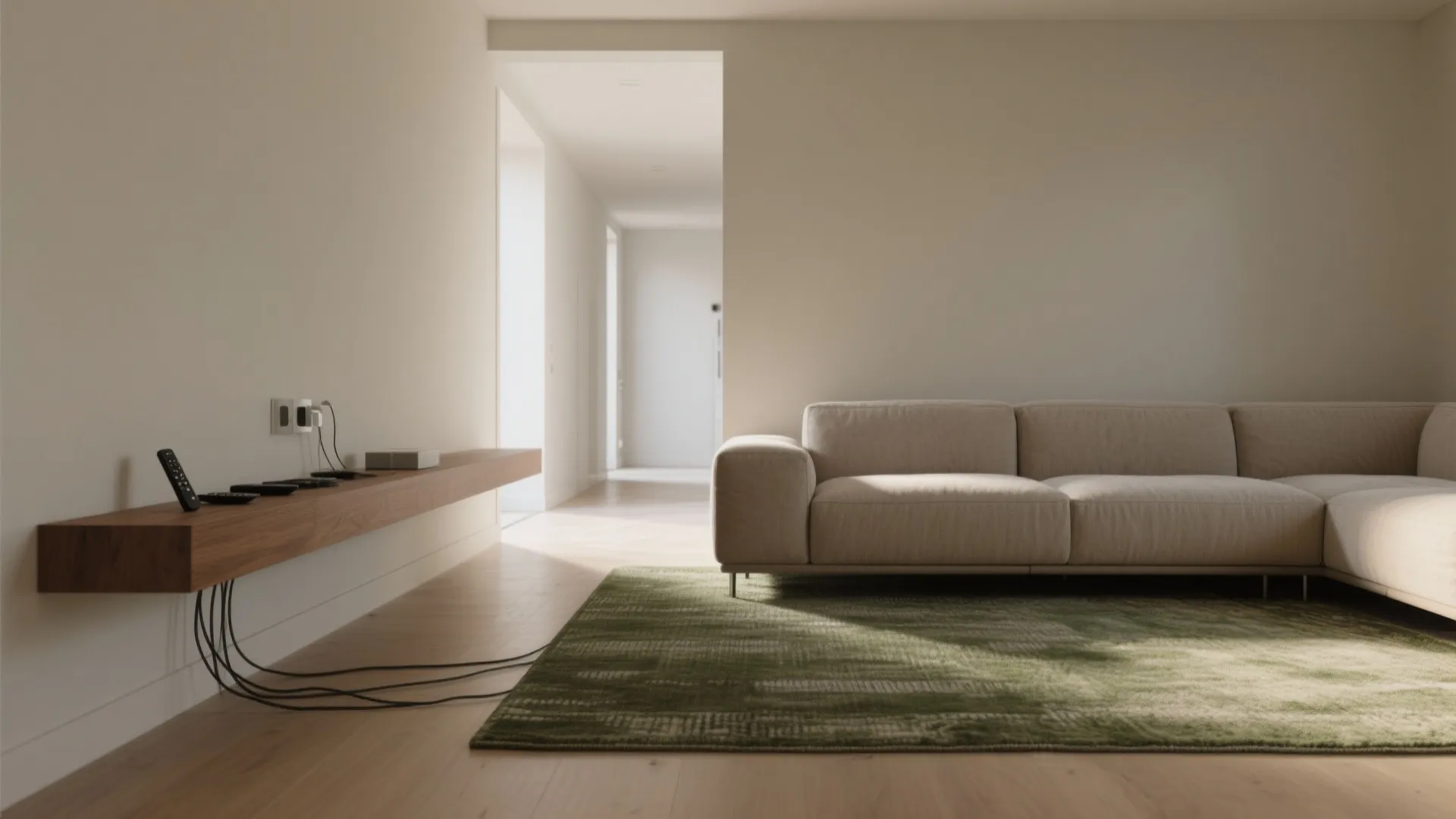 1) Float the seating and layer a proper rug