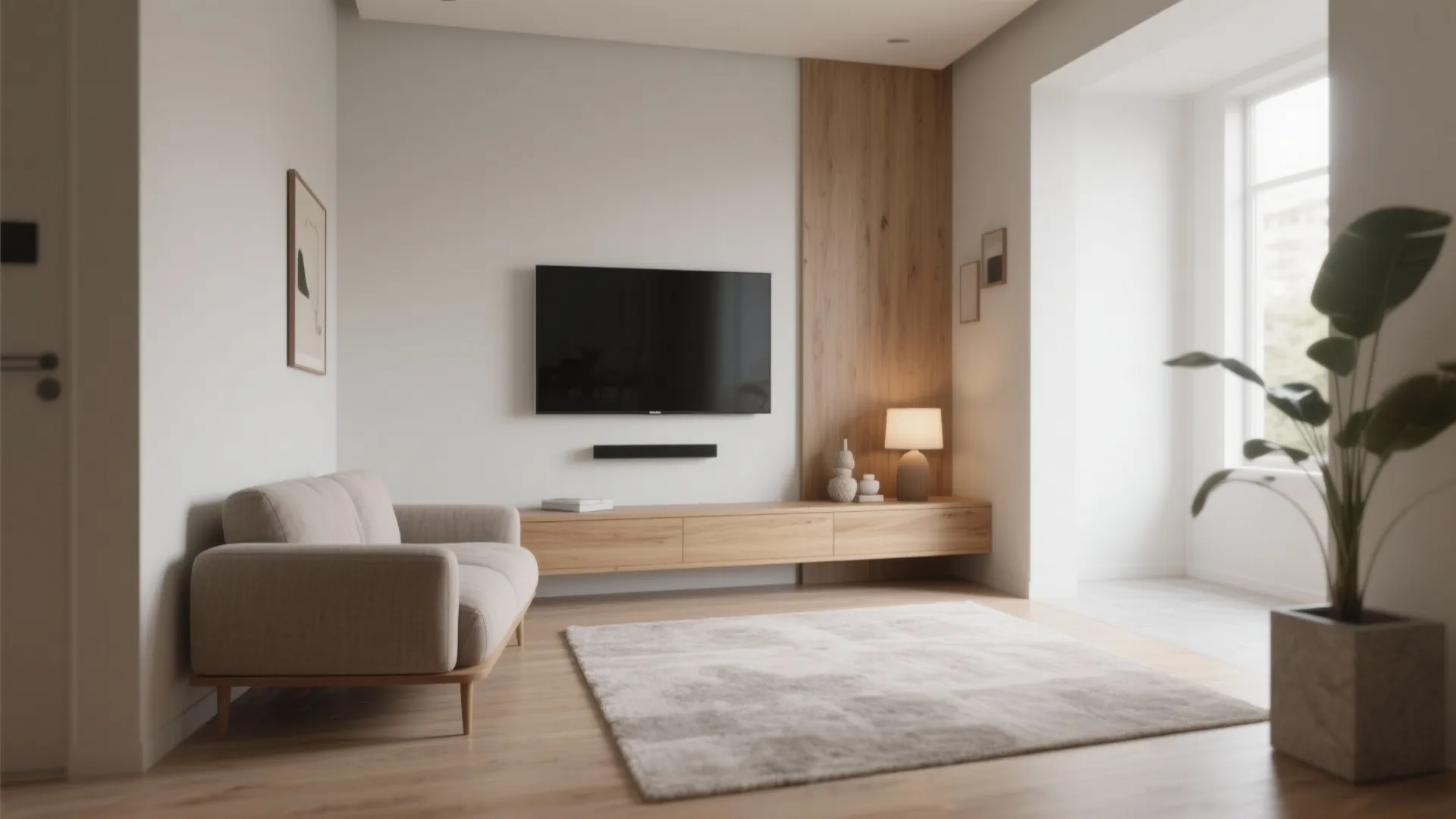 1. Float the seating to open sightlines