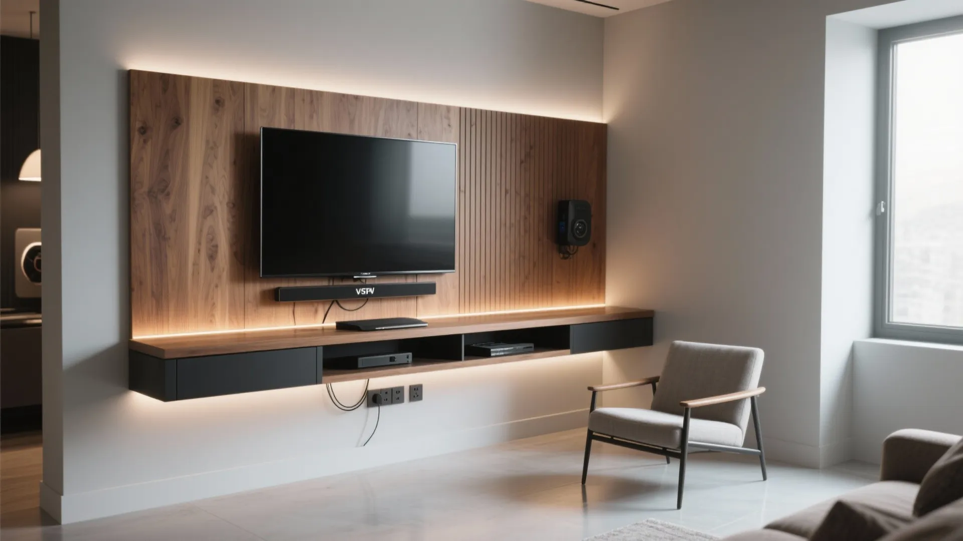 Wall-Mounted And Floating Setup