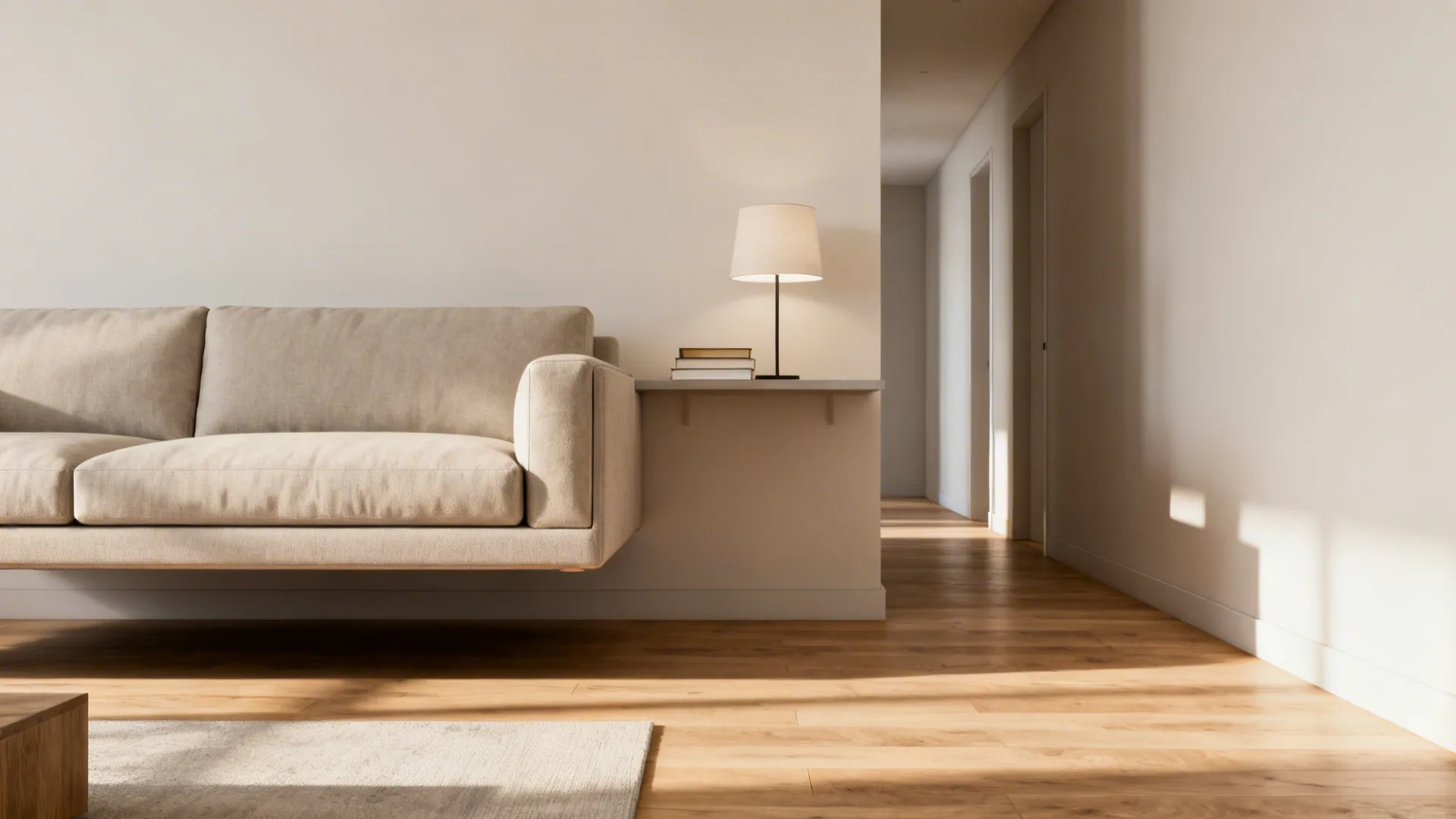 1. Float the sofa away from walls