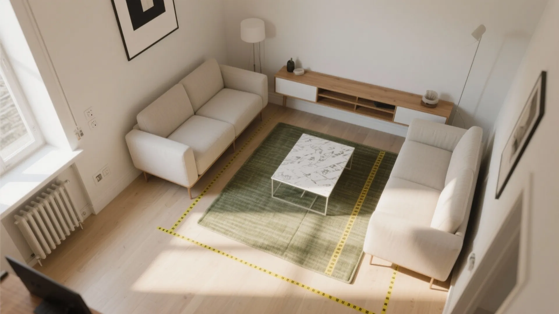 Idea 3: Rethink Layout—Float the Sofa, Create Zones