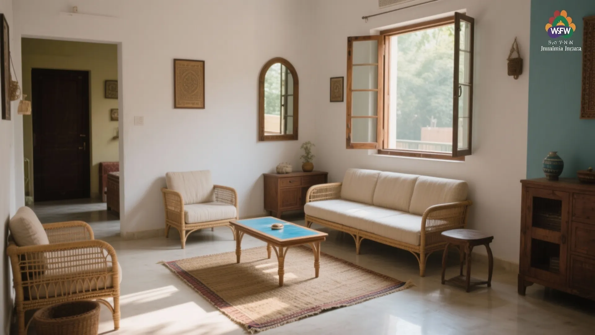 Float the sofa, don’t glue it to the wall