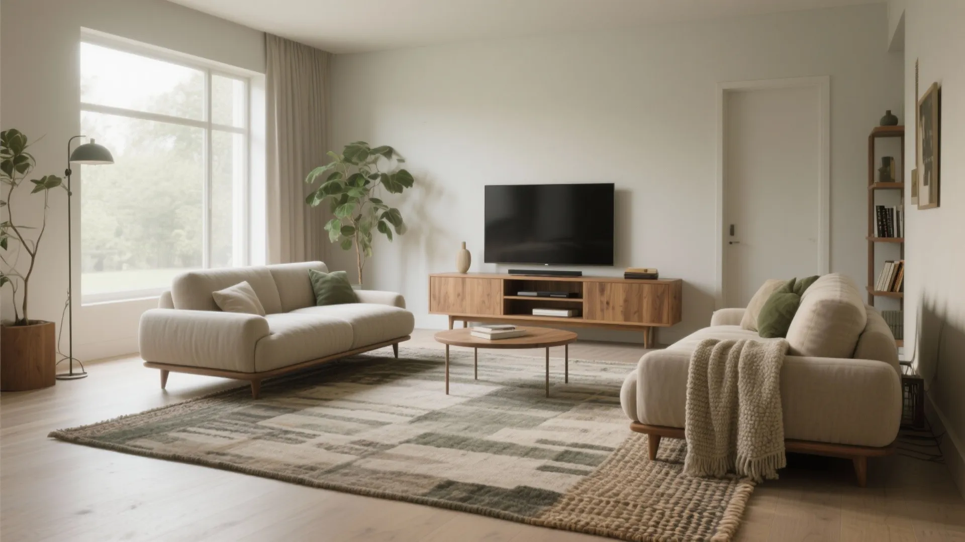 Float Both Sofas, Zone the Room