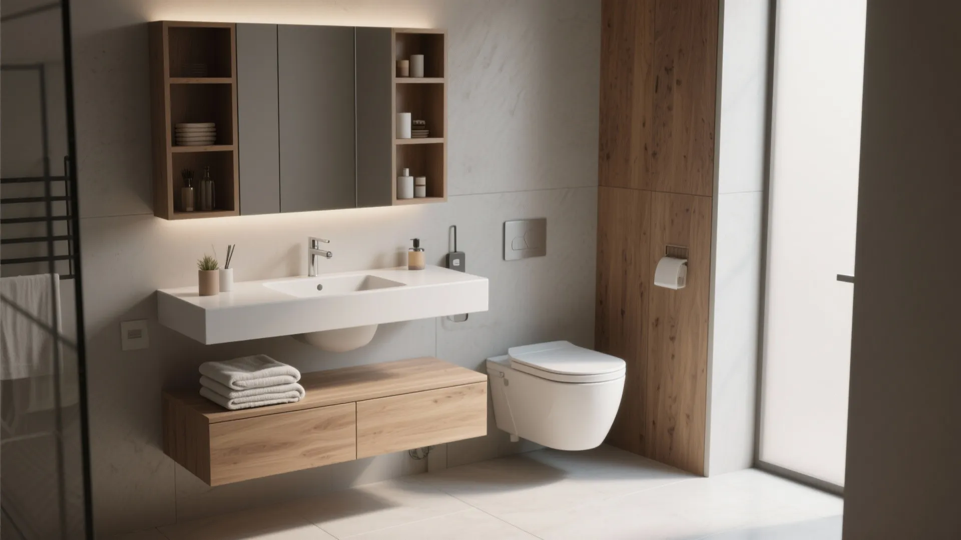 2. Float storage and fixtures