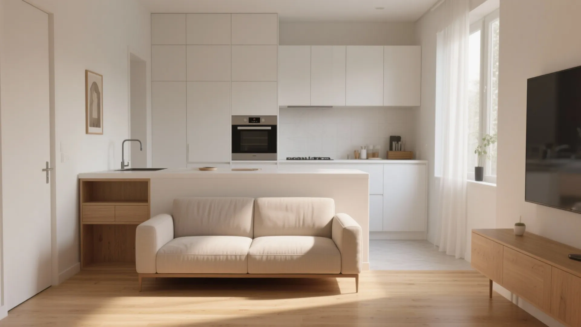 1. Float the zones with furniture