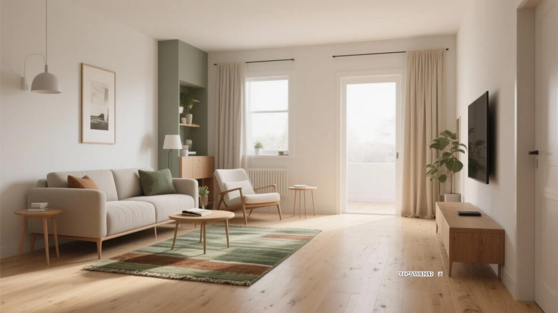 Idea 1: Float your furniture and zone the room