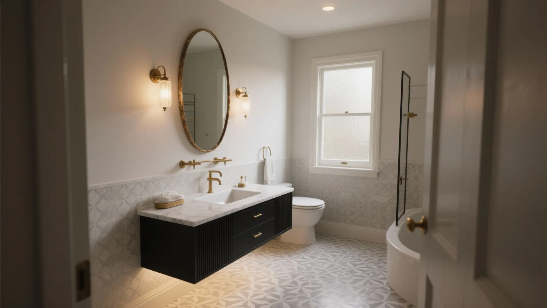 5 Bold Ideas for a 48" Black Bathroom Vanity: Compact luxury: my best small-bathroom tips for styling a 48-inch black vanity