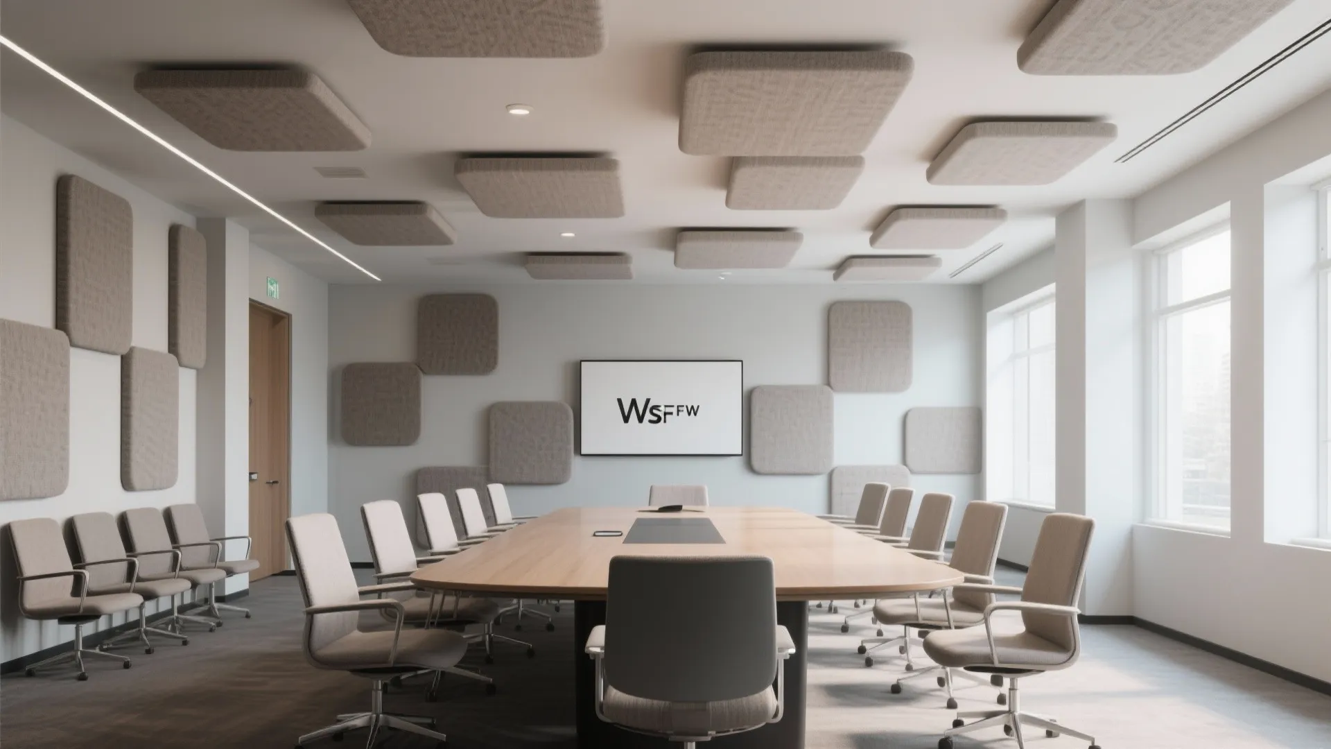 1. Floating Panels for Acoustic Comfort