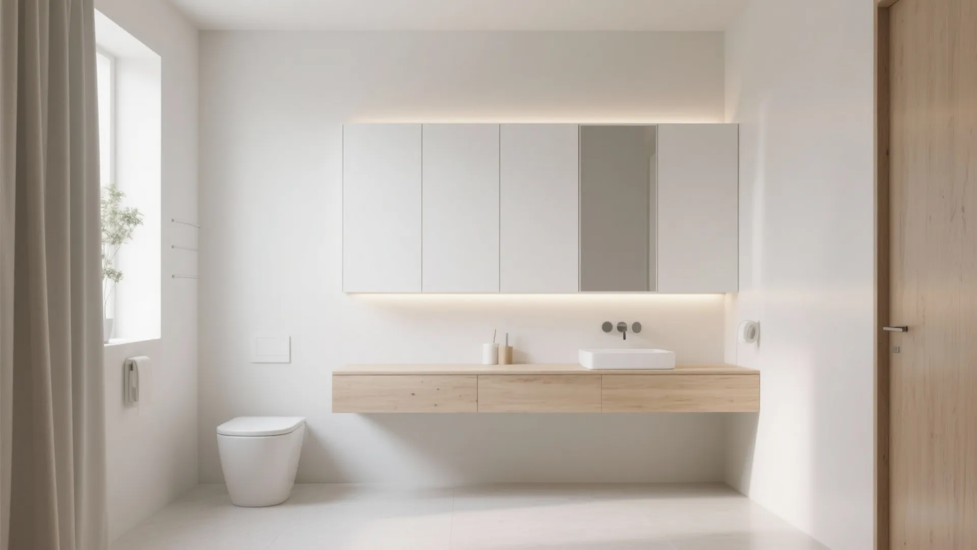 Minimalist Floating Cabinets