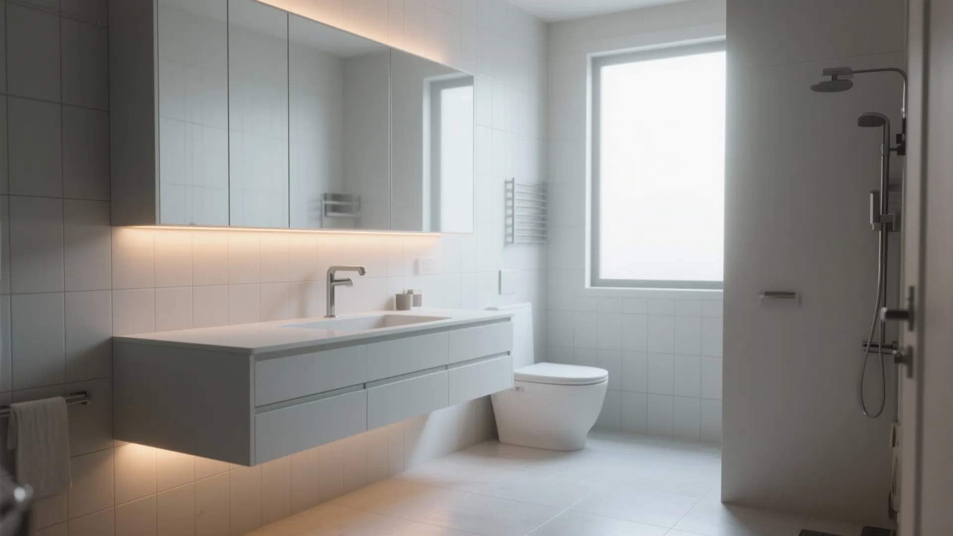 Minimalist Floating Cabinets