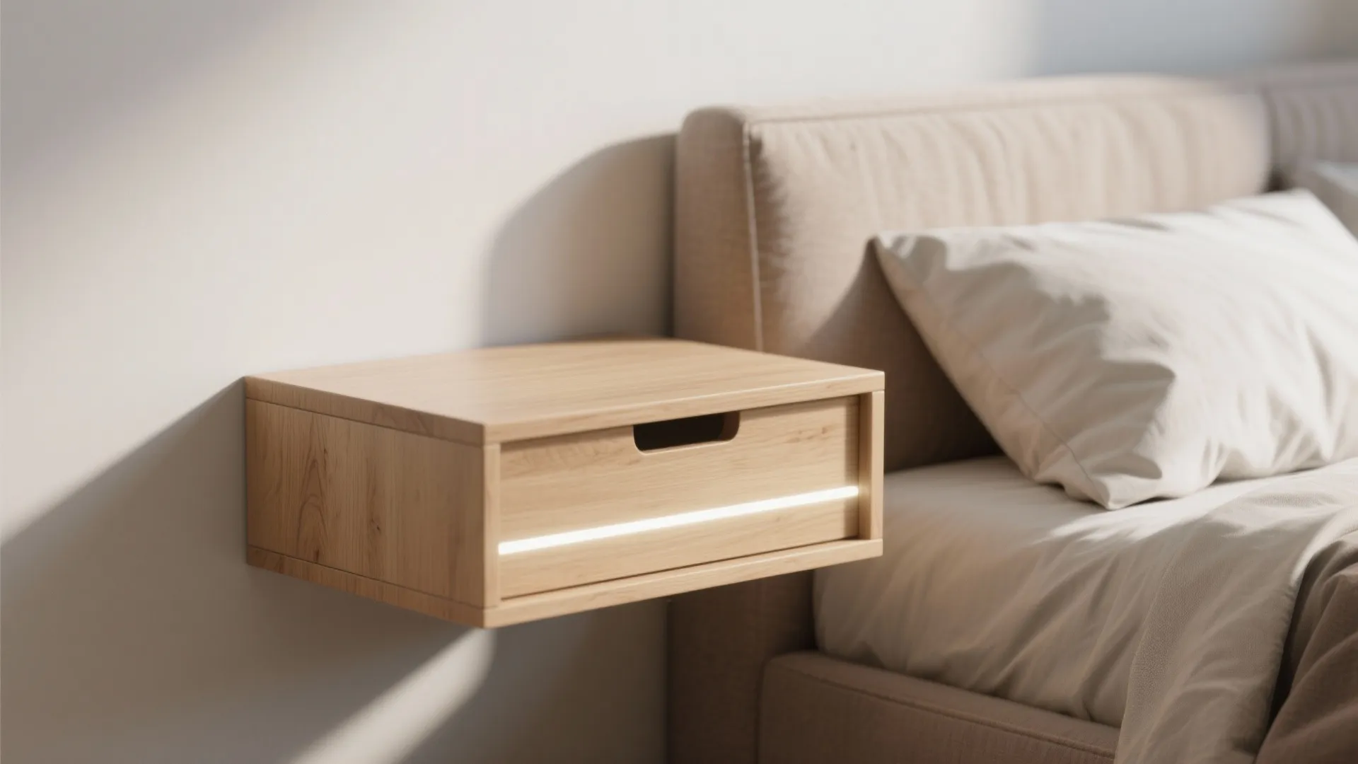 2. Floating Bedside Tables