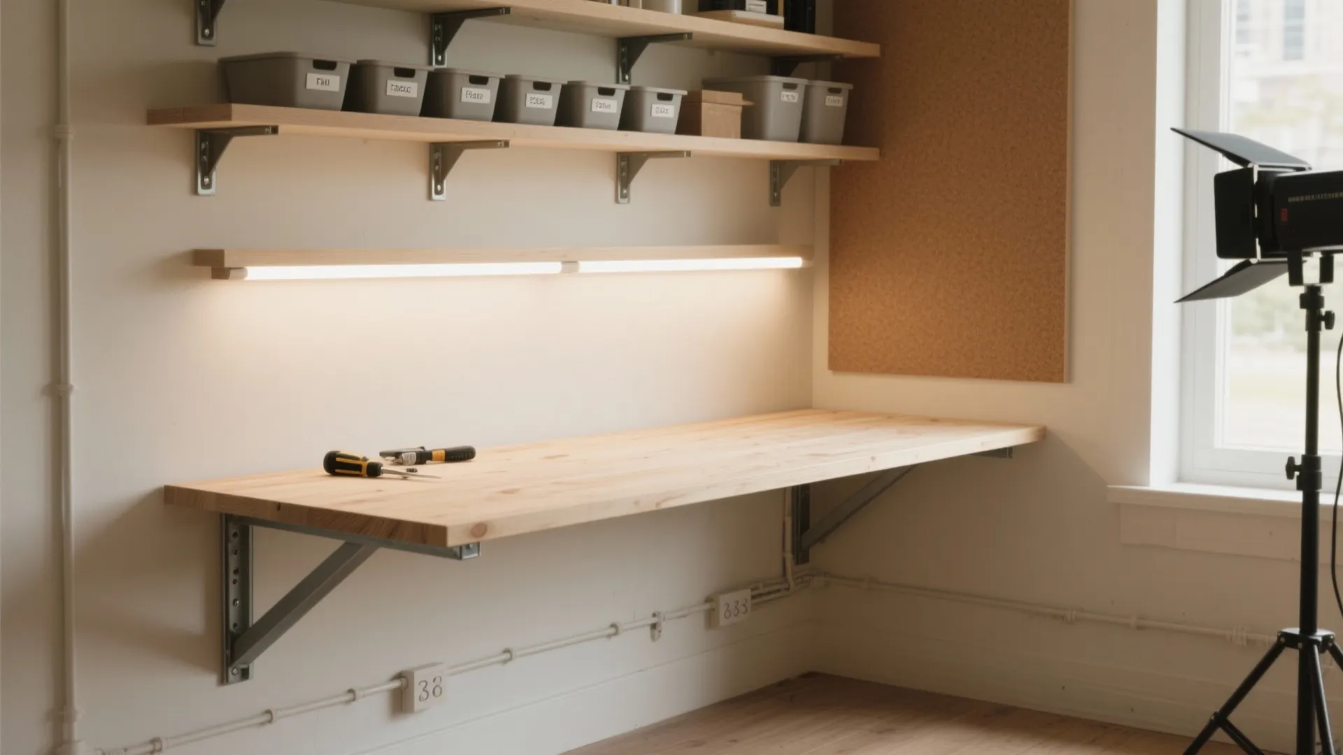 DIY Wall Mounted Workbench: Space-Saving Solutions for Small Rooms: Fast-Track Guide to Building Your Own Wall Mounted Workbench
