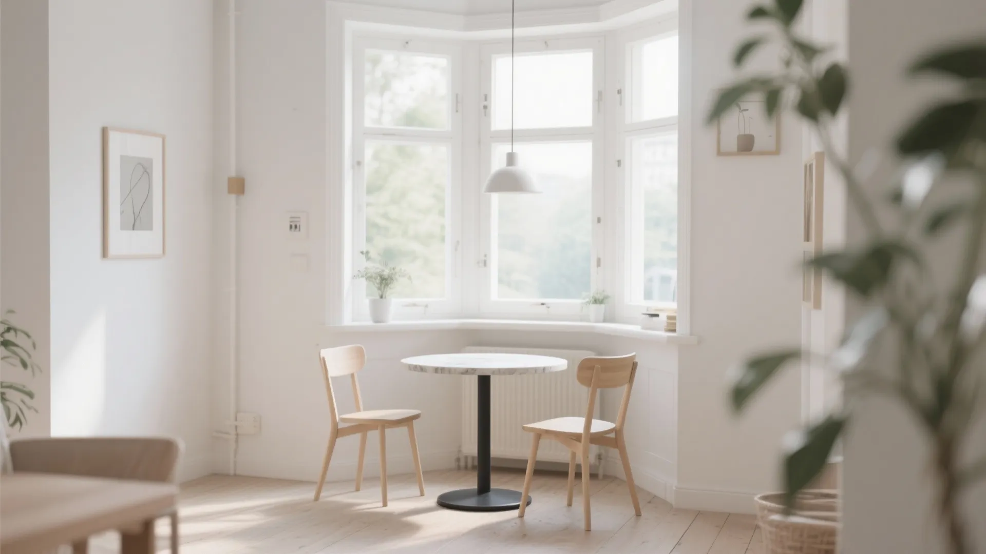 2. Floating Bistro Table