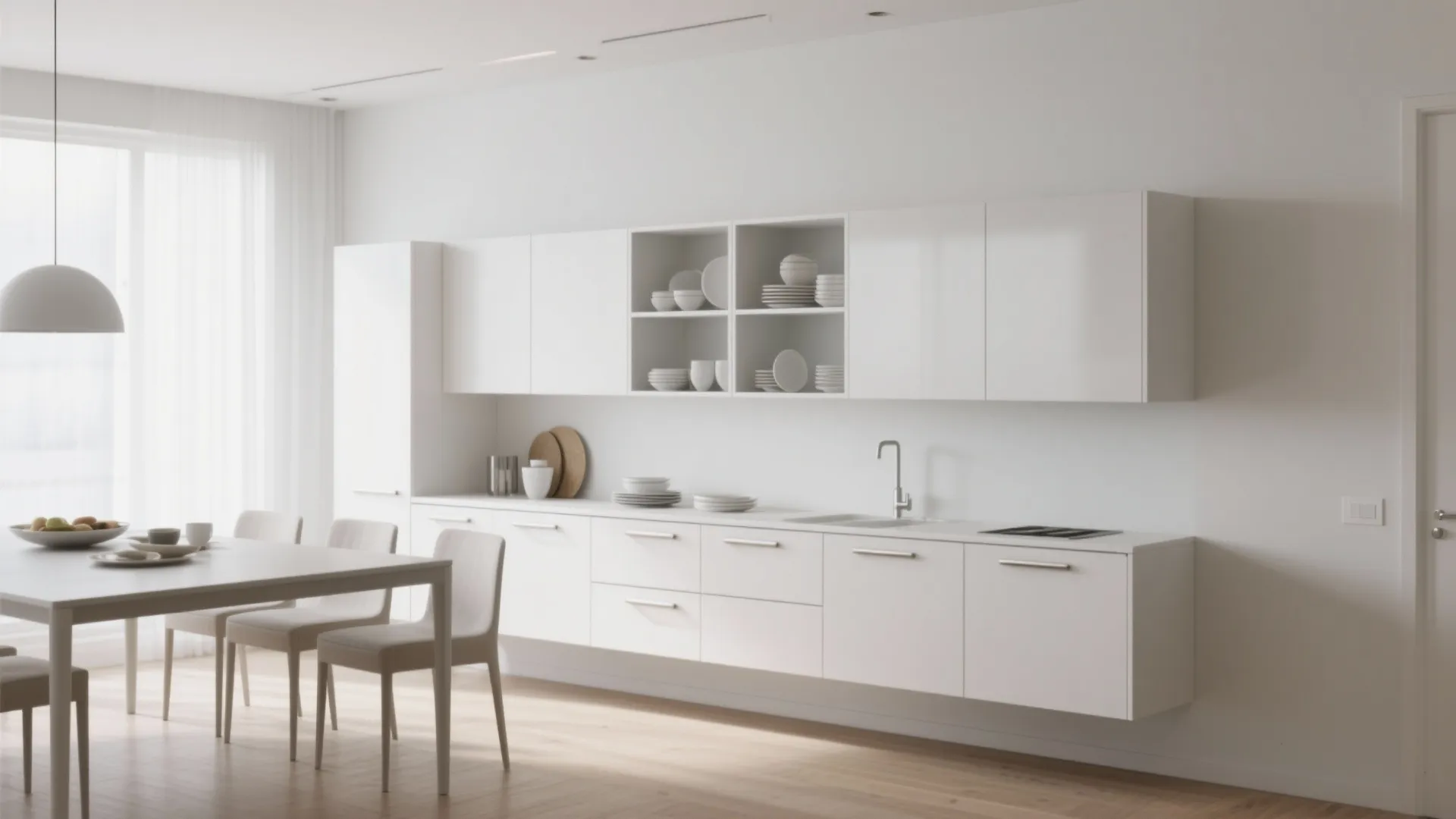 Floating Wall-mounted Crockery Units