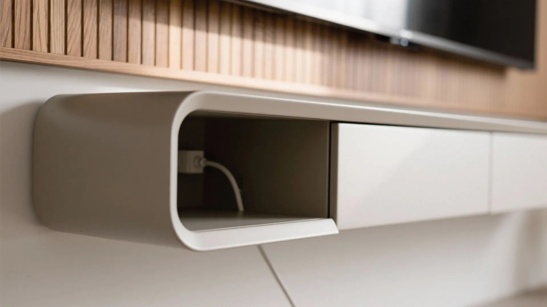 Floating Wall-Mounted TV Unit