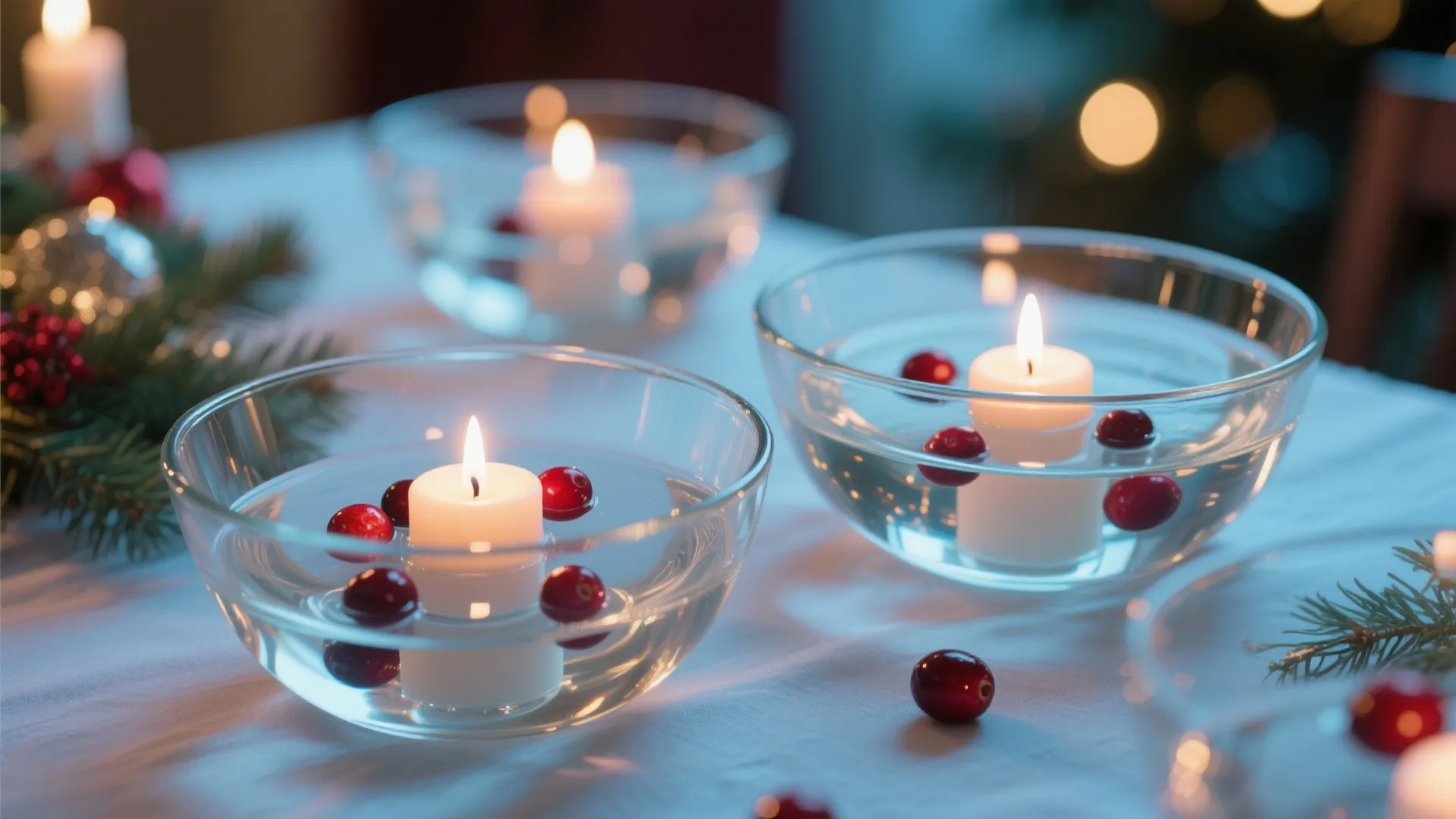 8. Floating Candle Bowls