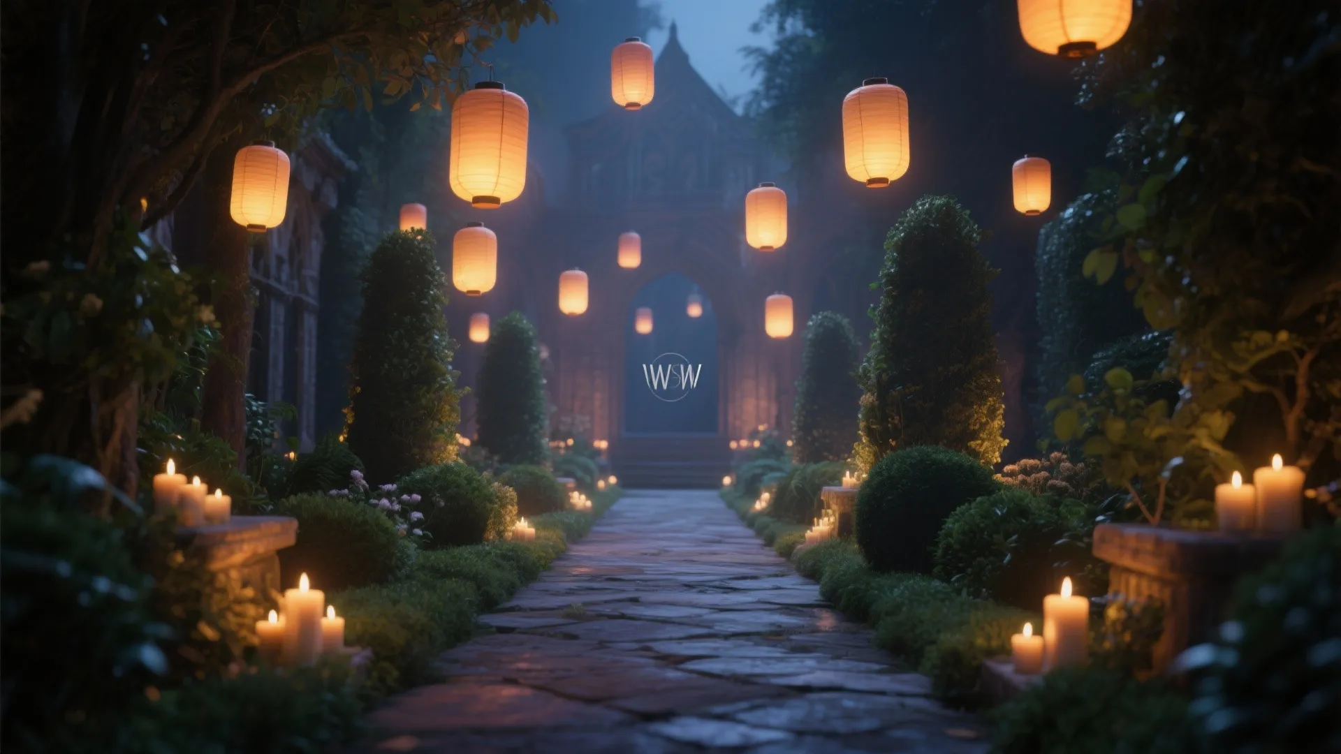3. Floating Candle Pathway