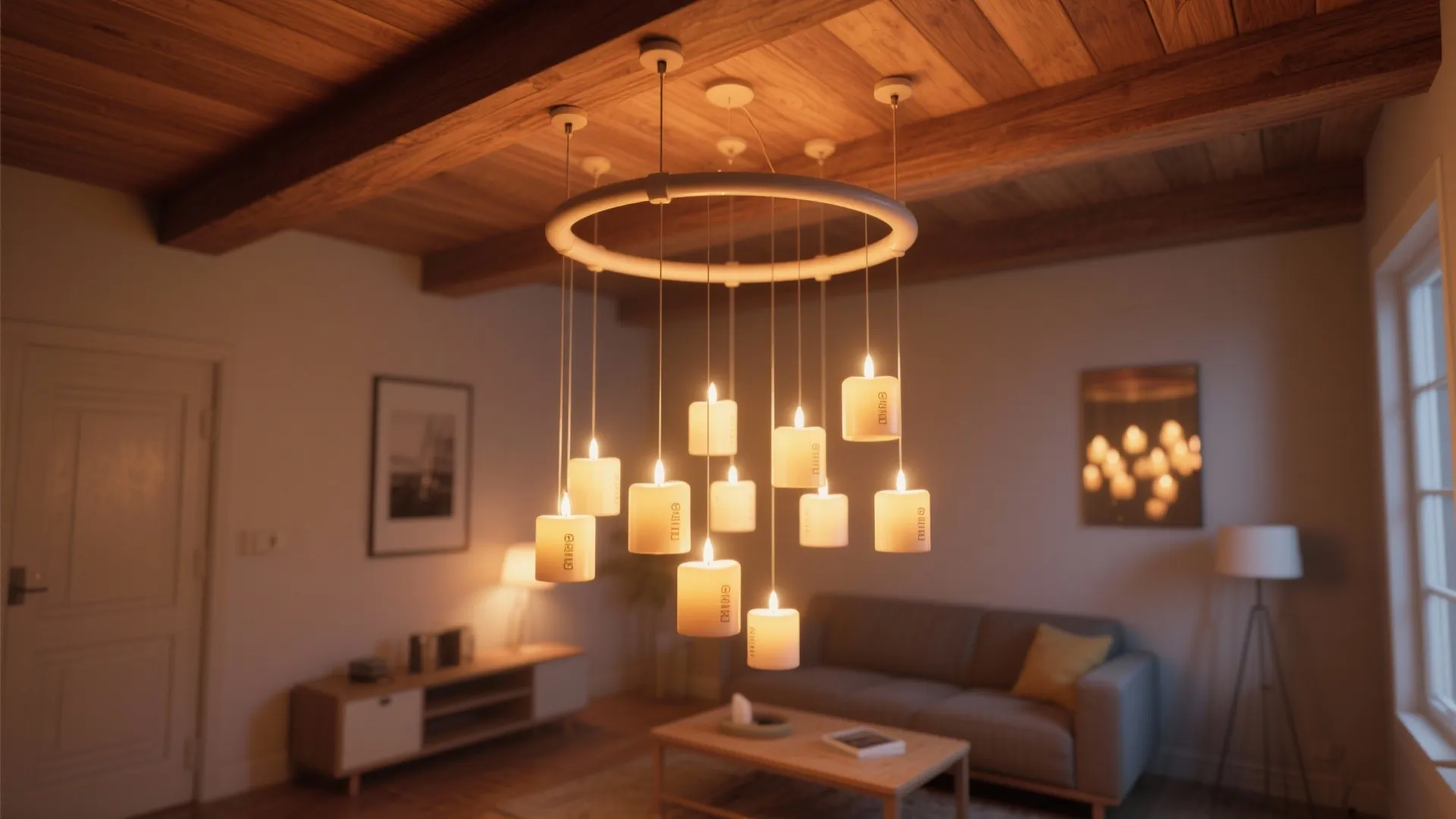 1. Floating Candles with LED Magic