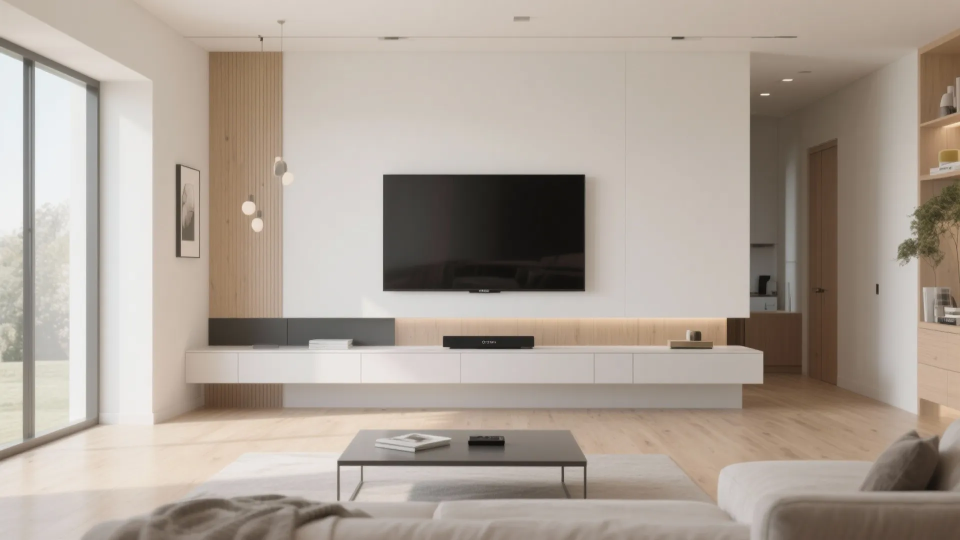 Floating Media Console