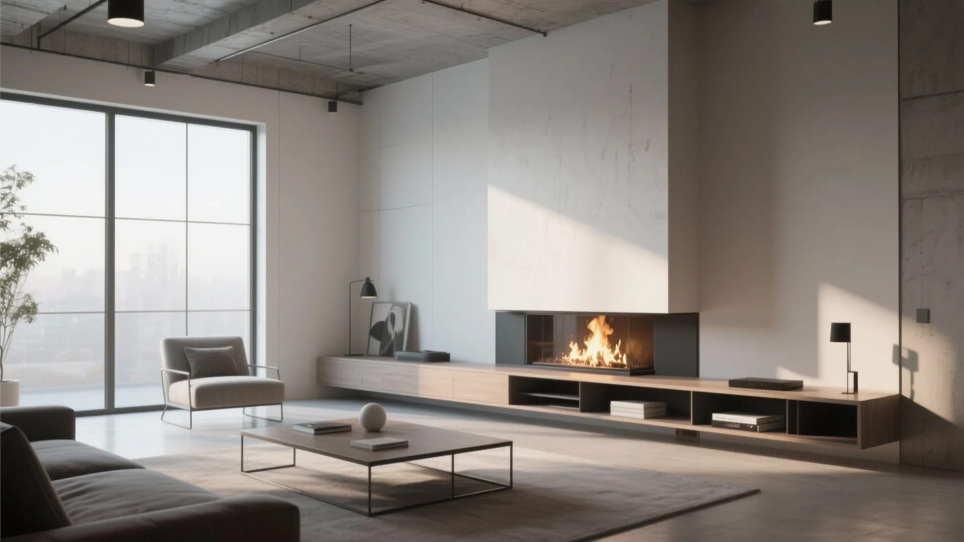 5. Floating Media Console