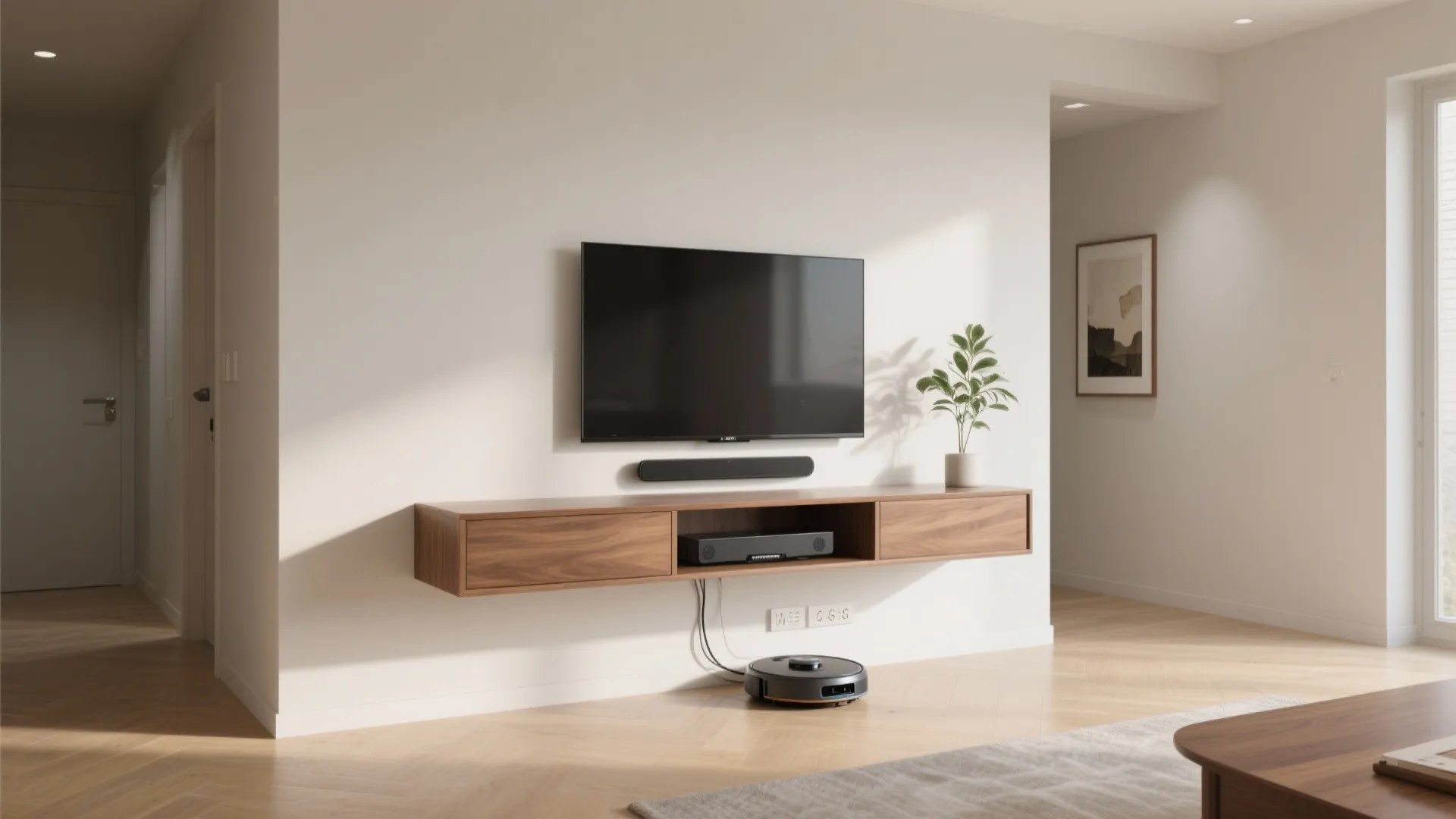 Minimal Wall-Mounted Console