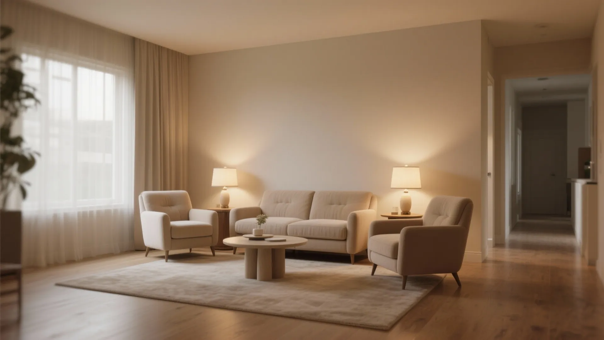 2. Floating Furniture Corners