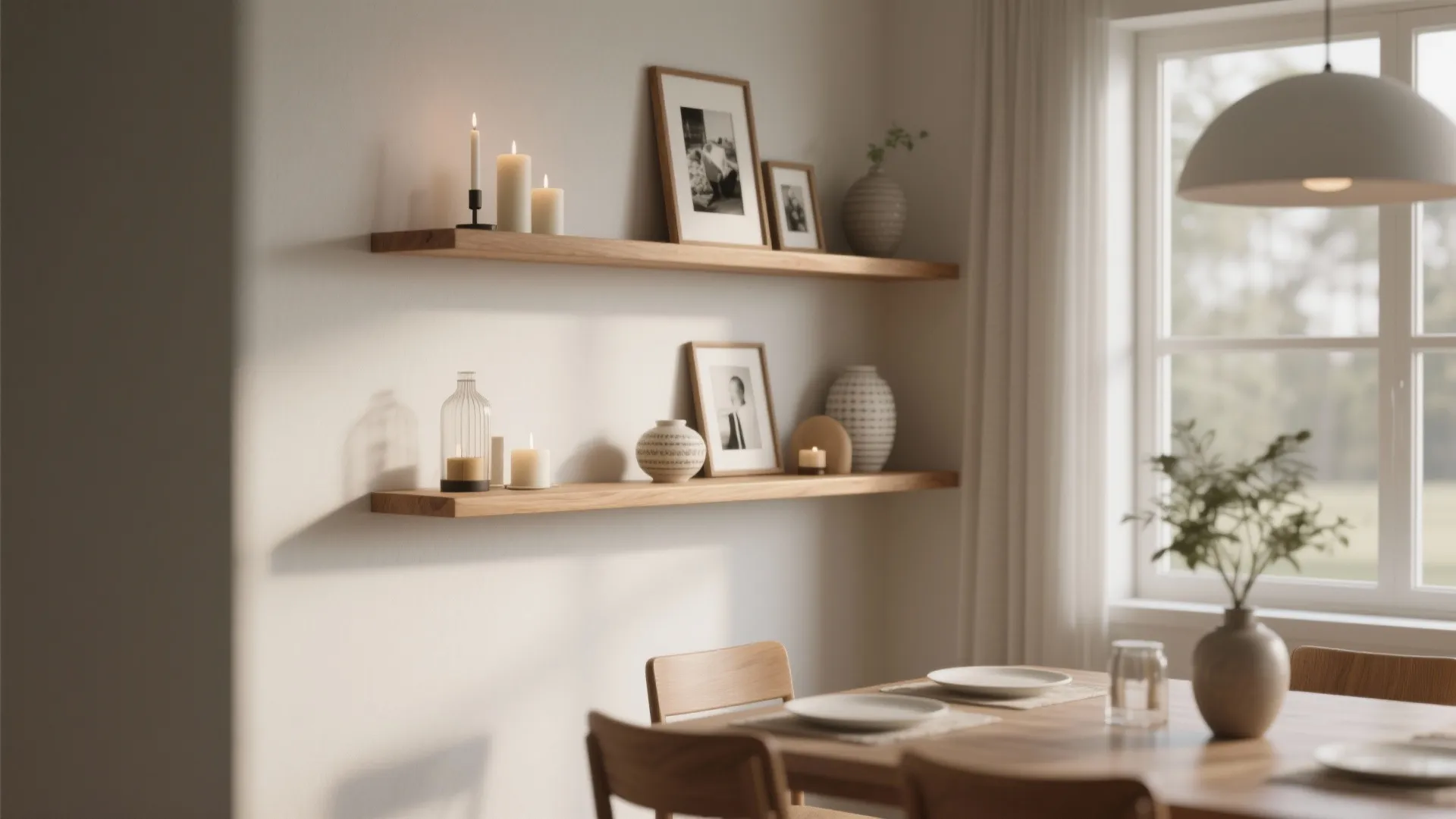 6. Floating Corner Shelves