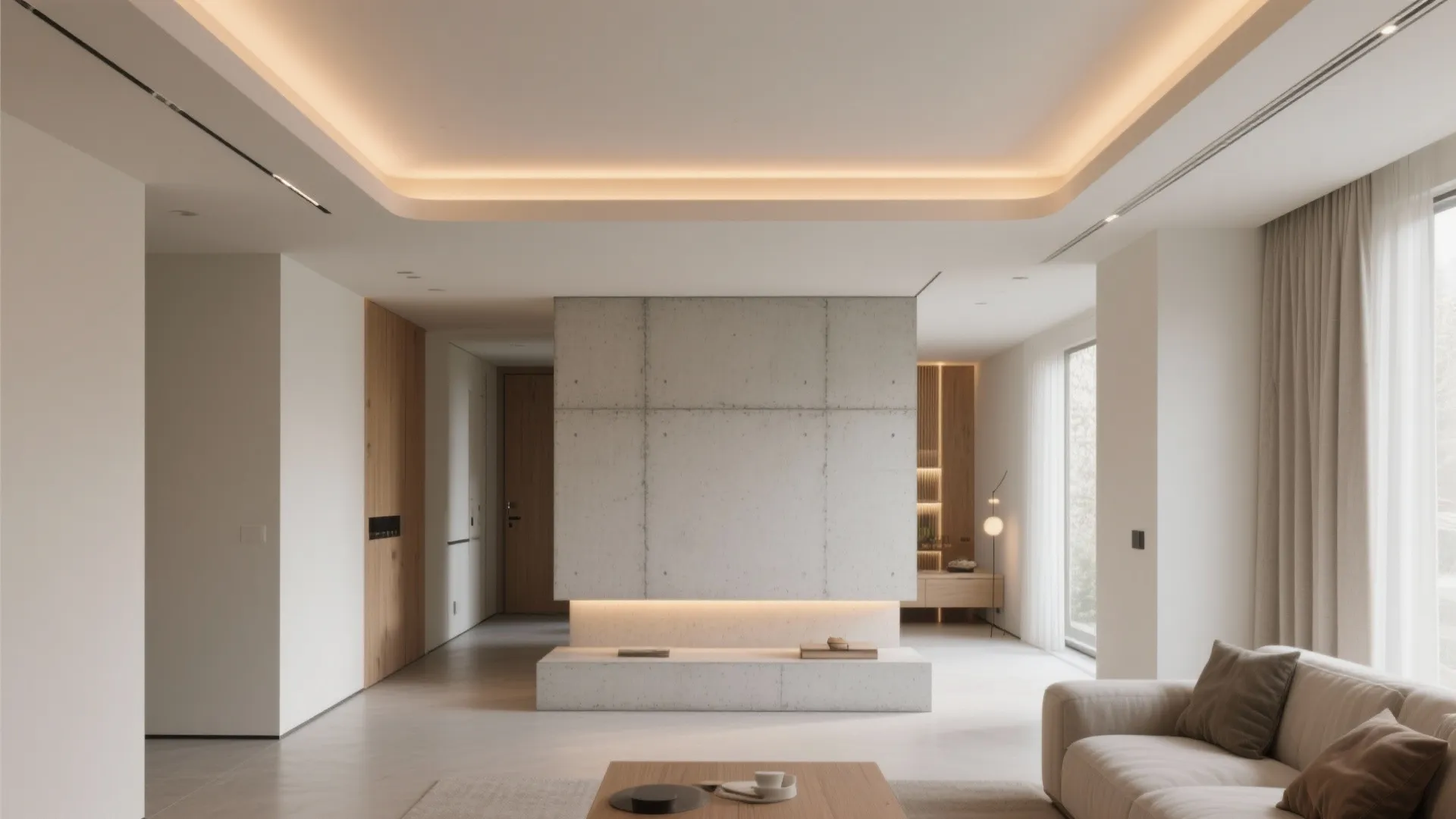 Floating Perimeter Cove with Hidden Light