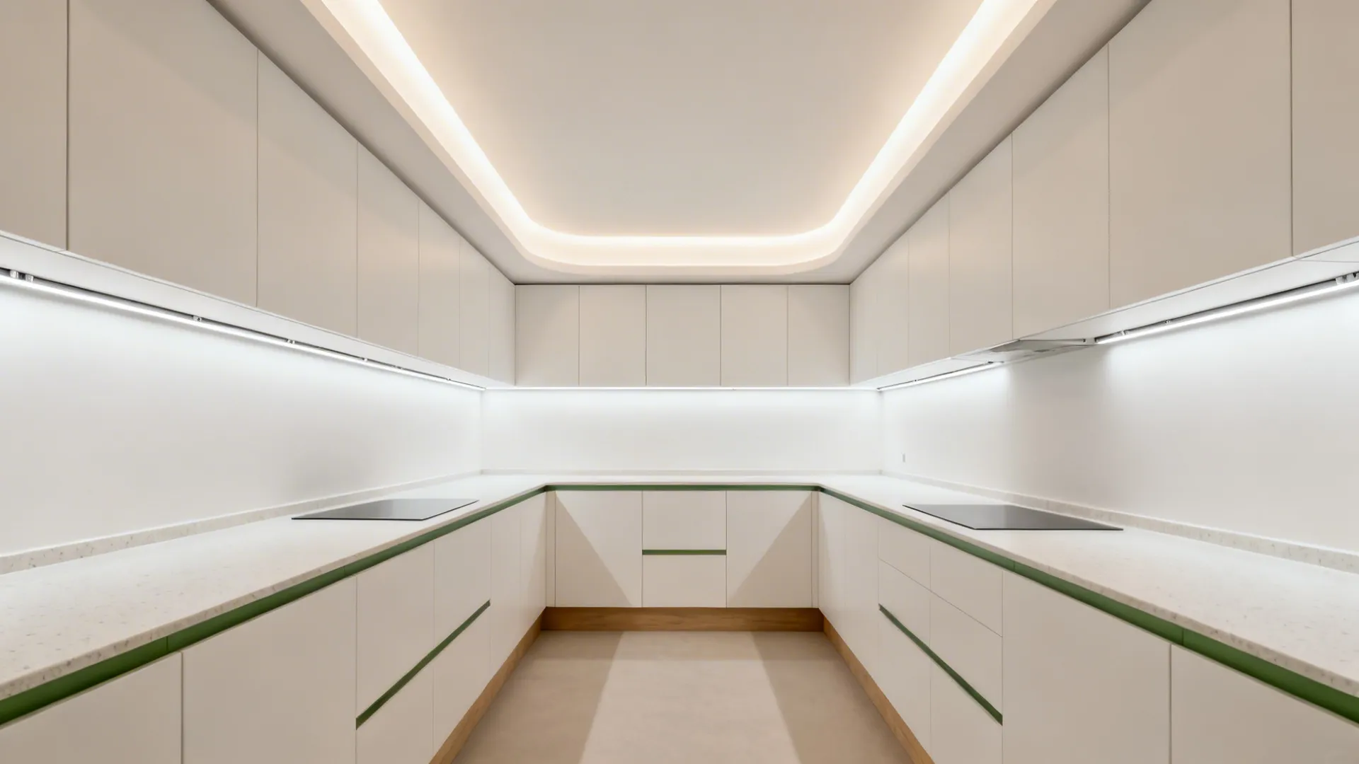 Cove Lighting with a Floating Perimeter