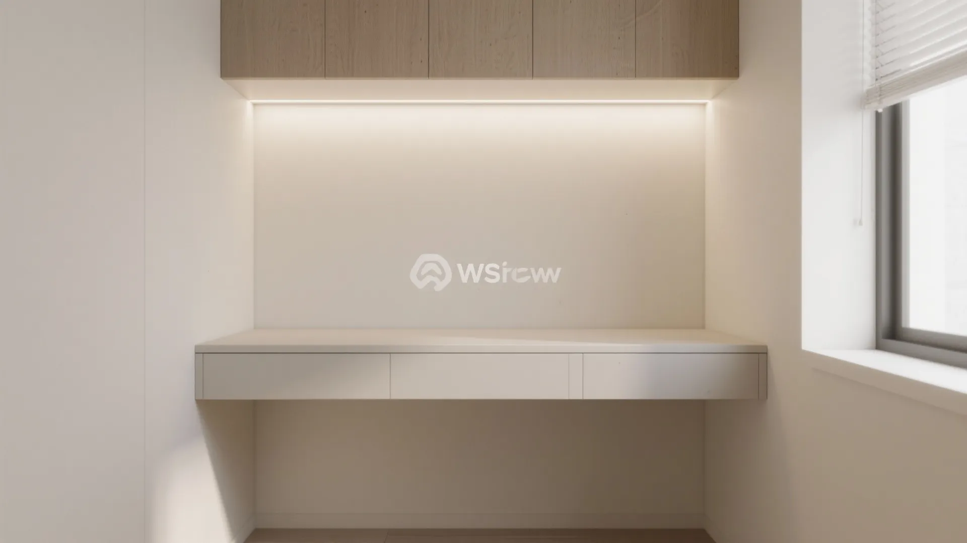 Floating desk design