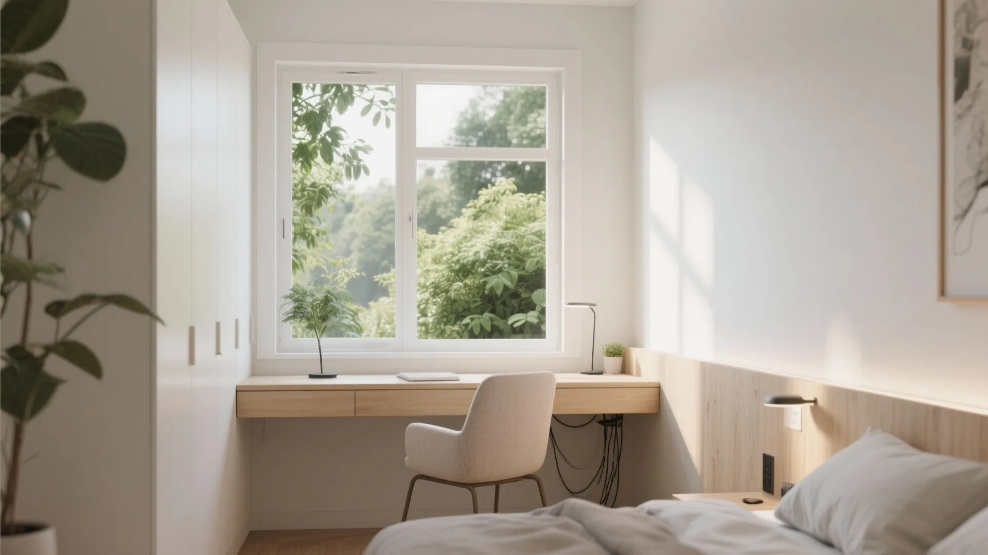 Floating Desk with a View