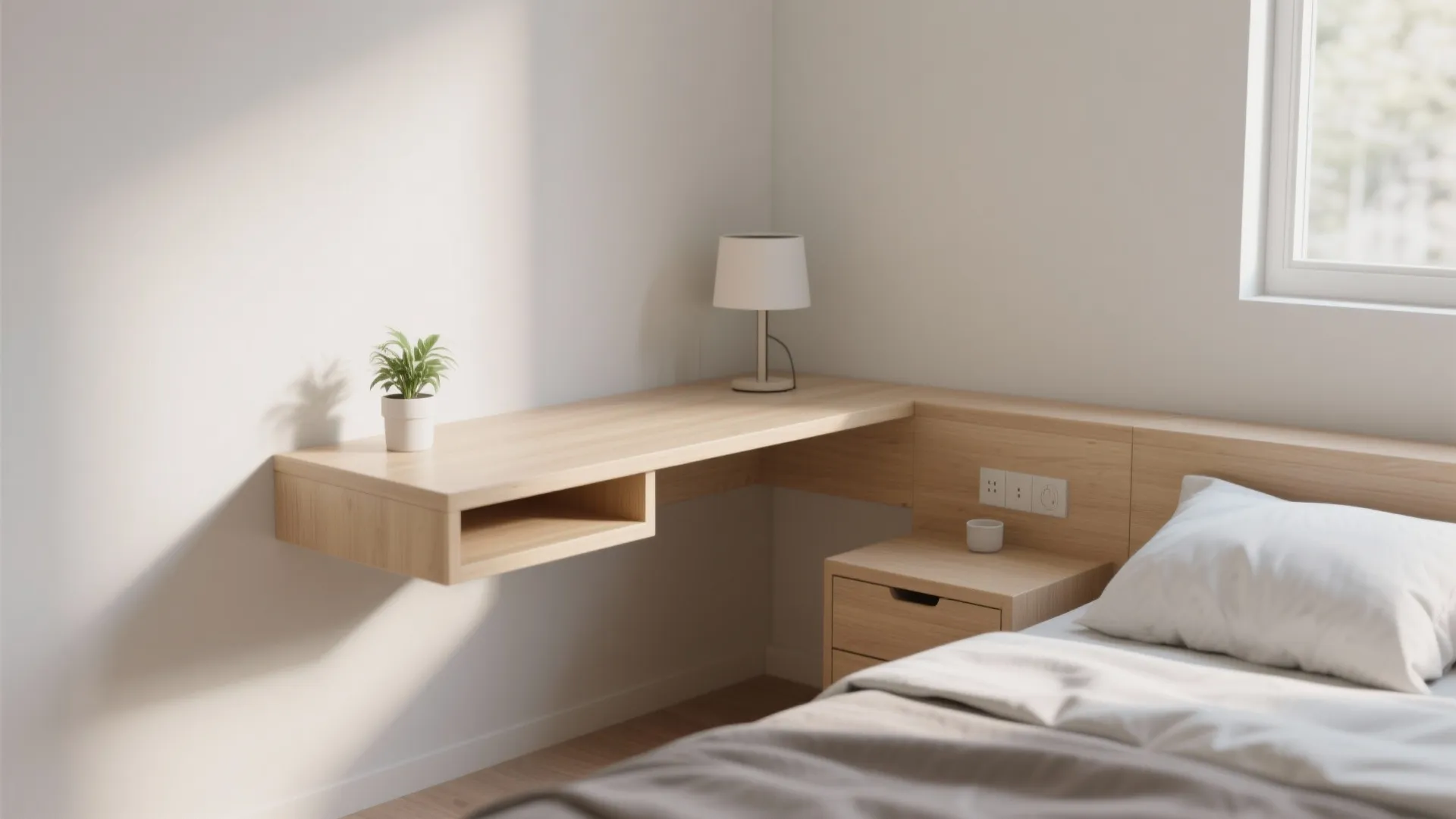 1. Floating Desk Magic