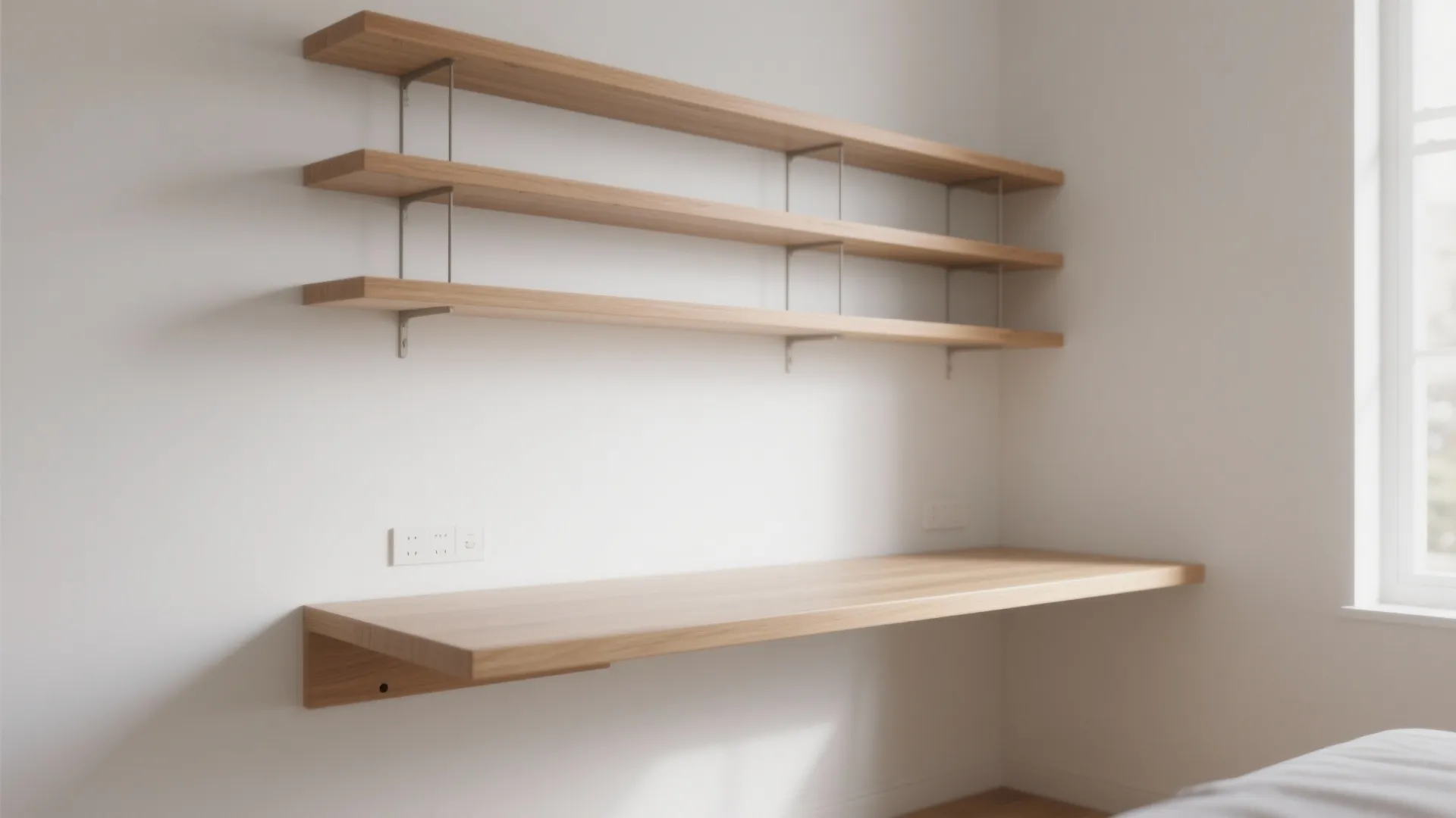 Minimalist Floating Desk