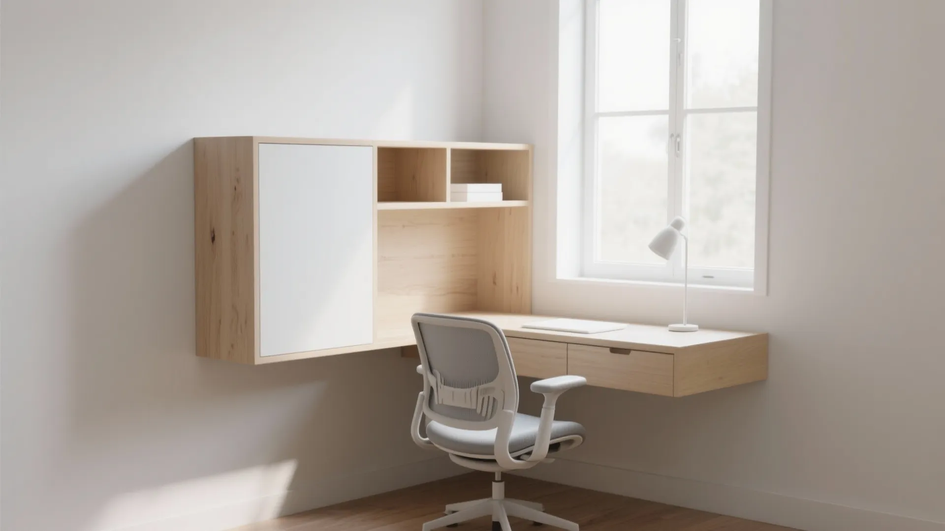 1. Floating Desk Nooks