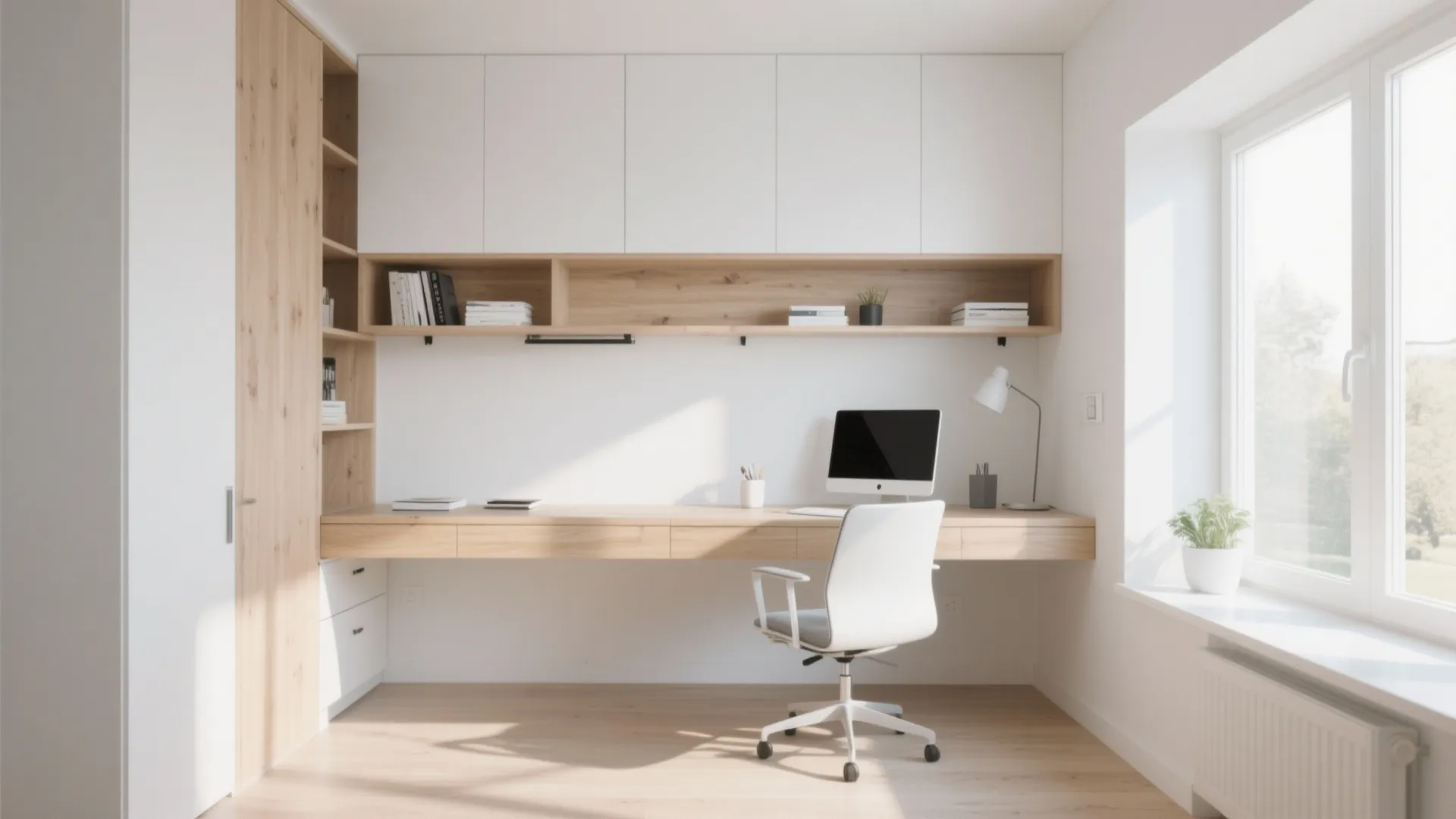 2. Floating Desk Solutions